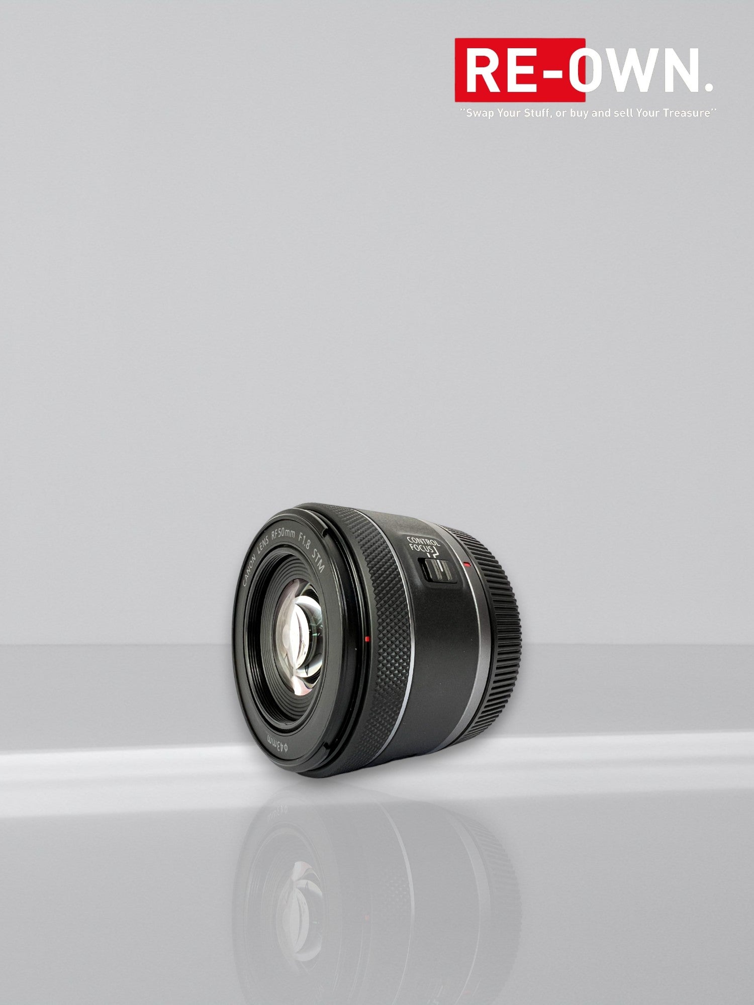 Canon RF 50mm F/1.8 STM + gratis zonnekap + gratis filter