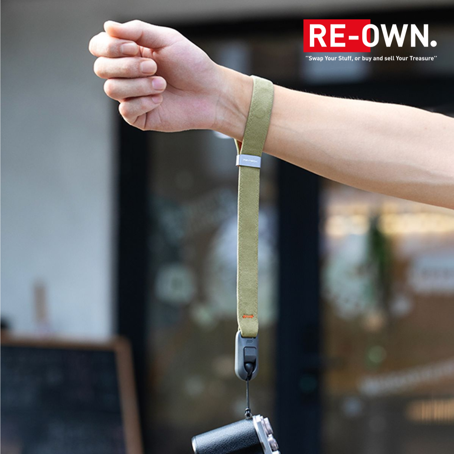 Pgytech Camera Wrist Strap Air (Grass Green)