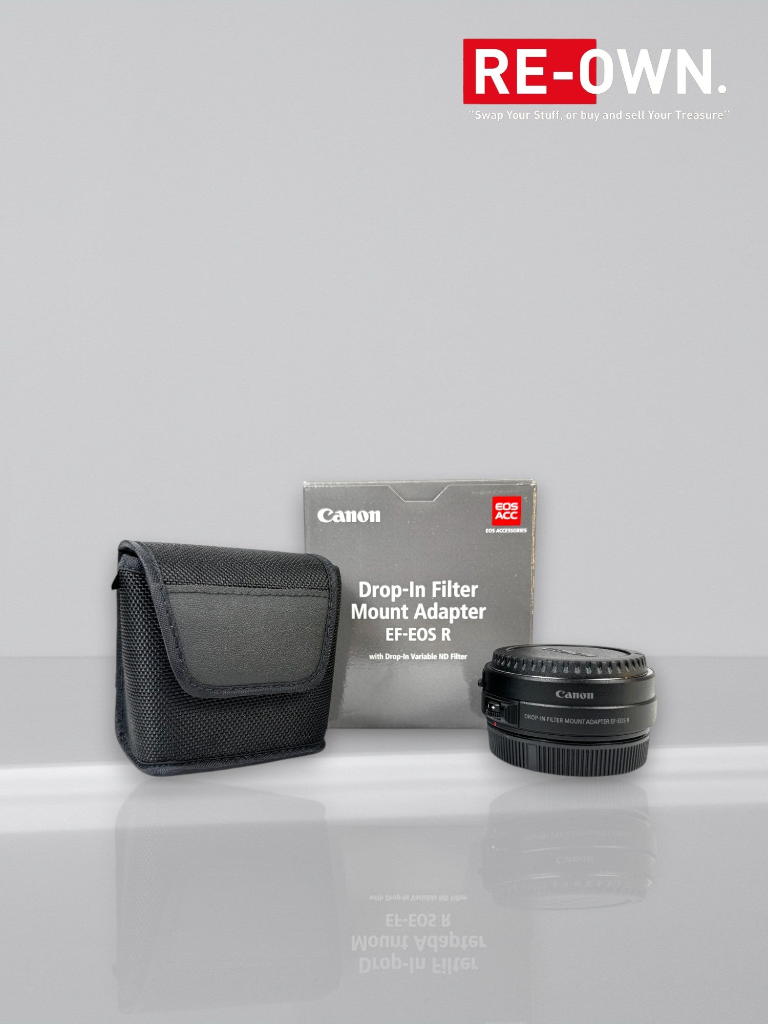 Canon Drop-in Filter Mount Adapter EF-EOS R + Variabel ND-Filter