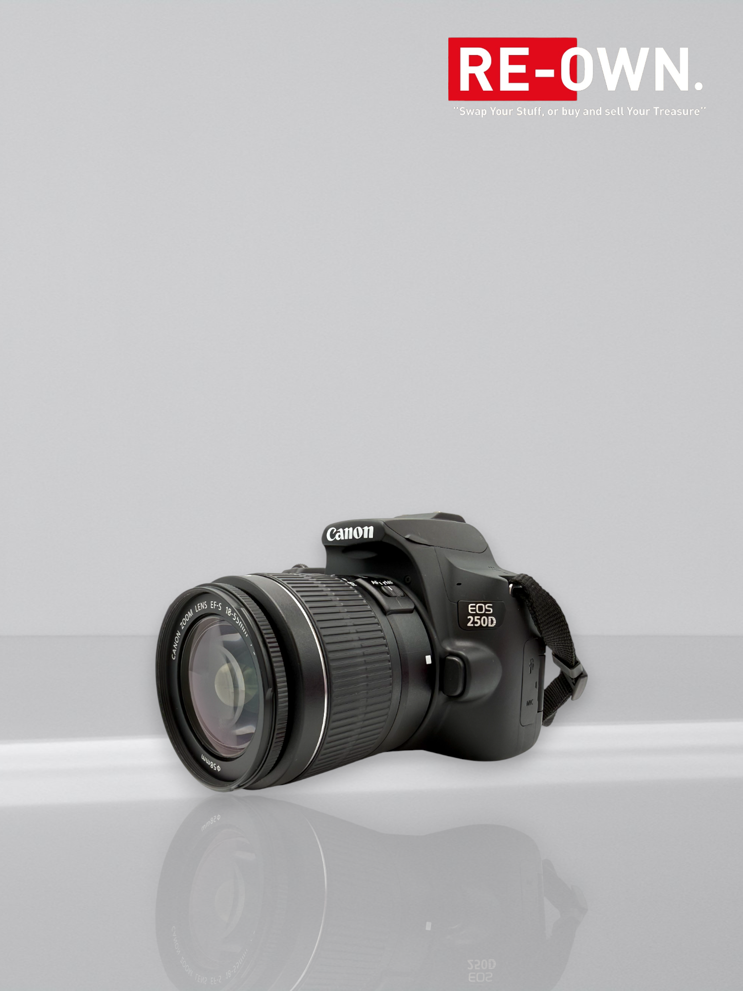 Canon Eos 250D + Canon EF 18-55mm lens