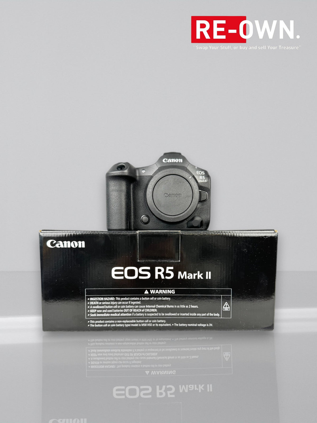 Canon EOS R5 mark II body (612 clicks)