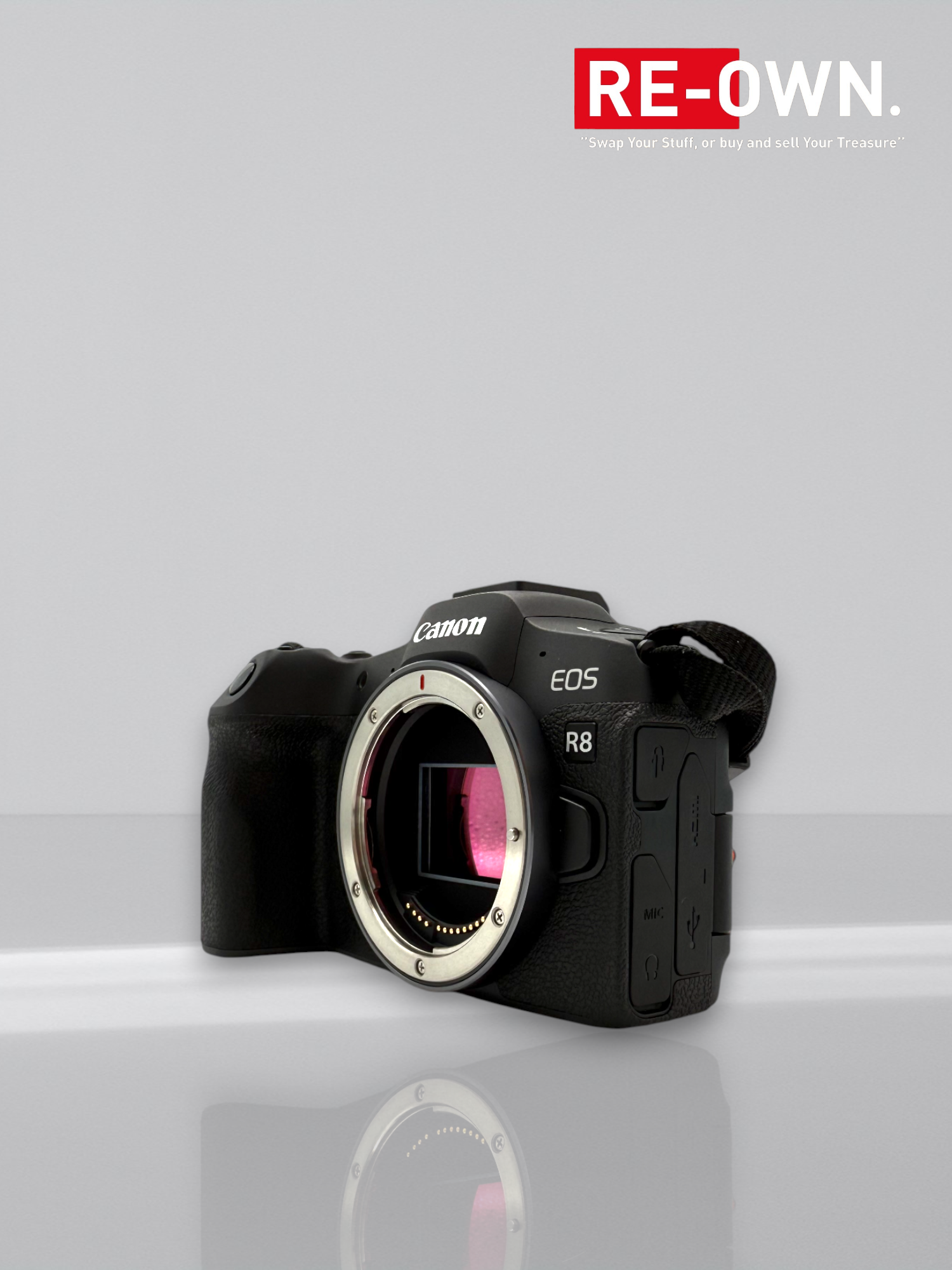 Canon Eos R8 body (413 clicks) + Gratis Sd card met 128GB