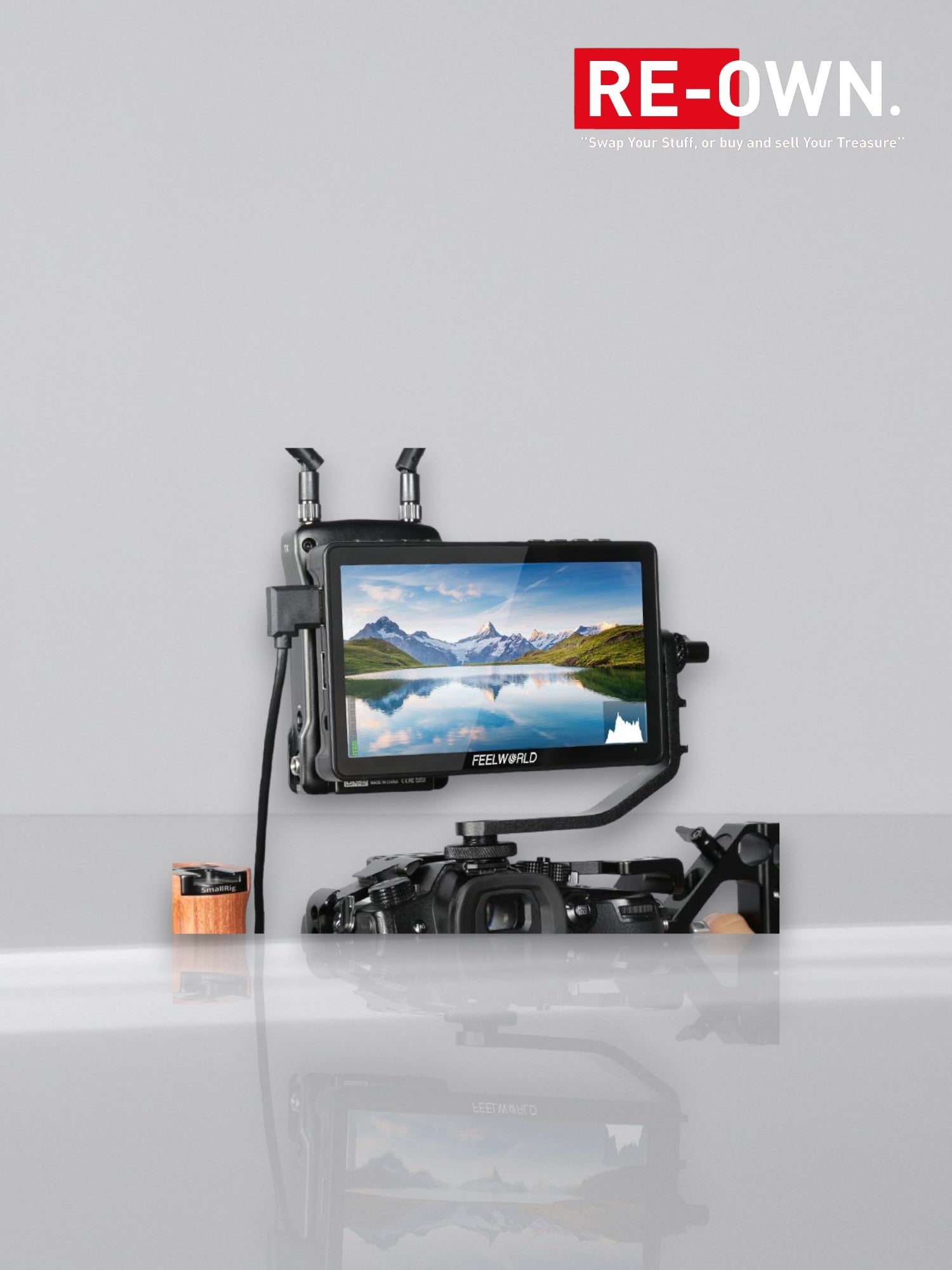 FEELWORLD F5 Pro V4 6-inch Touchscreen DSLR-Camera Monitor (BTW factuur & 1 jaar garantie))