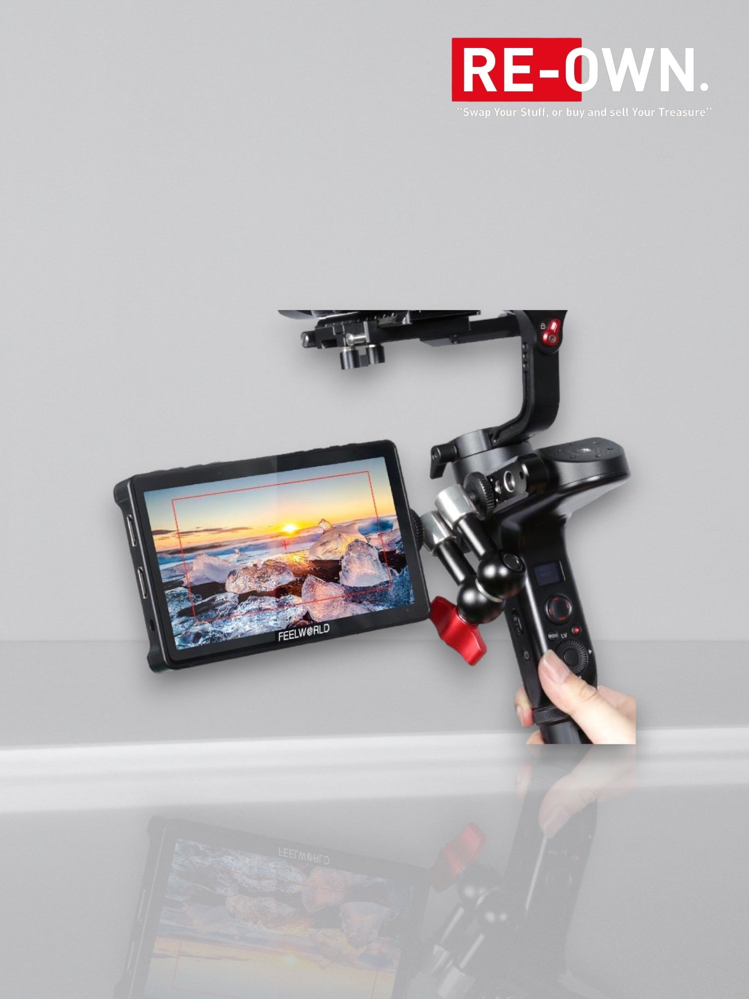 FEELWORLD F5 Pro V4 6-inch Touchscreen DSLR-Camera Monitor (BTW factuur & 1 jaar garantie))