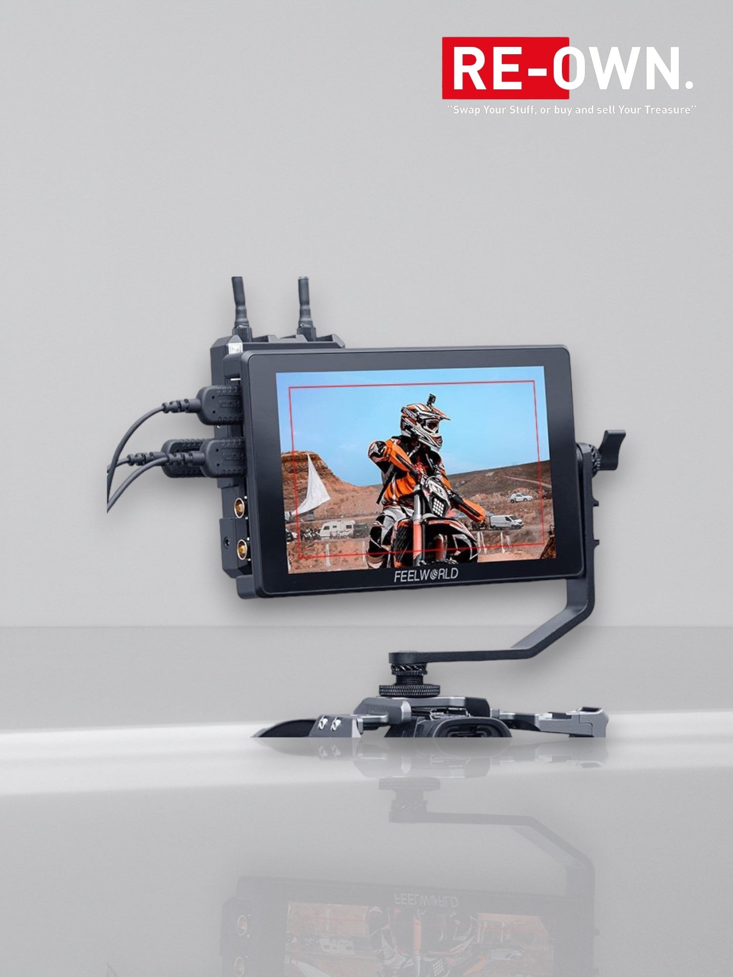 FEELWORLD SH7 7-inch Ultra Bright 2200nit On-camera Monitor SDI HDMI Cross Conversion