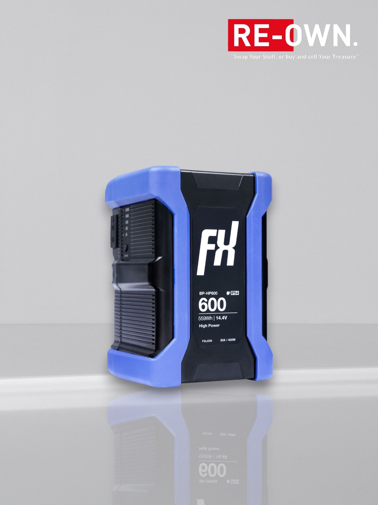FXLion 14.4V / 559WH V-Mount High Power Waterproof Battery
