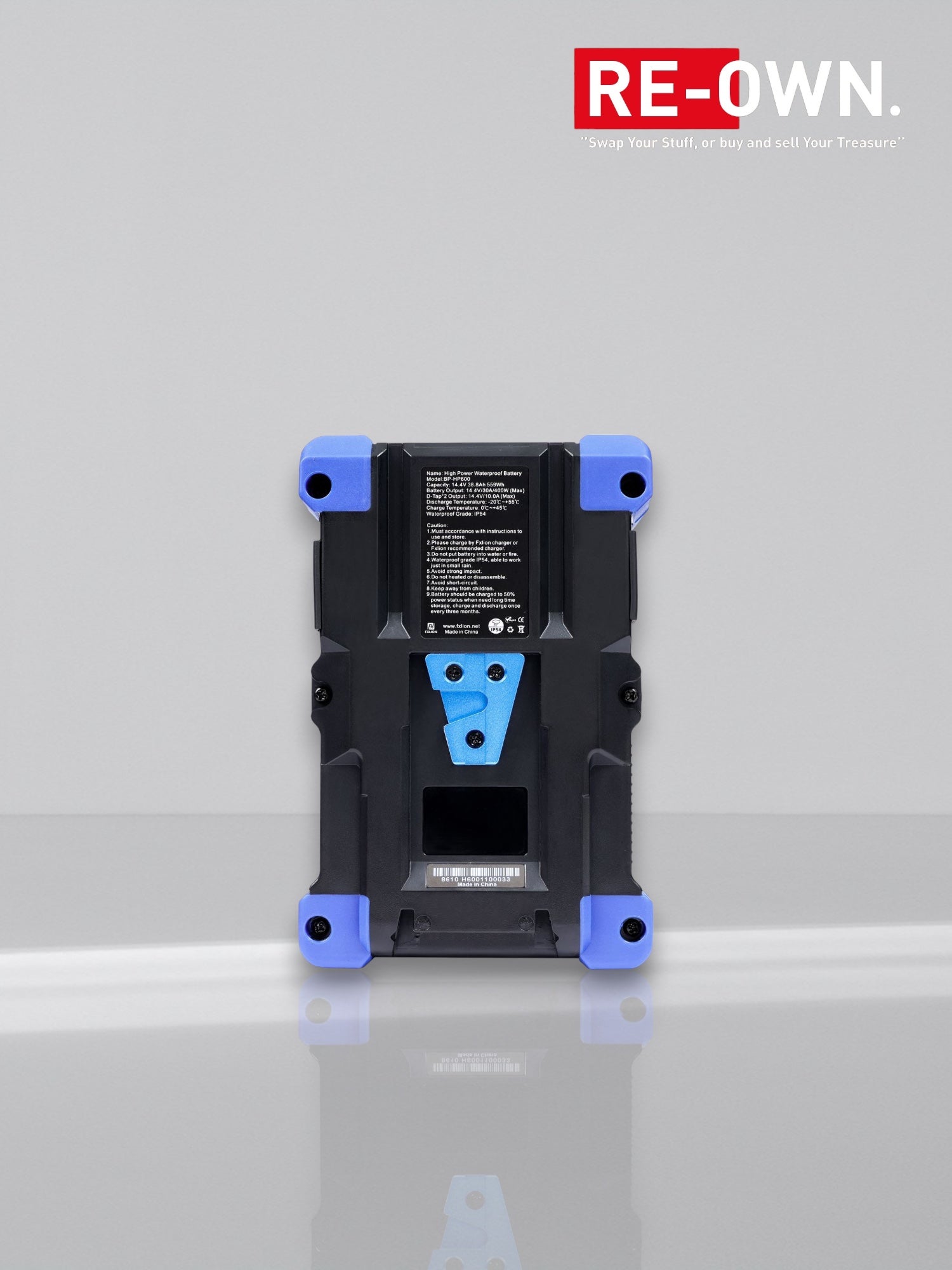FXLion 14.4V / 559WH V-Mount High Power Waterproof Battery