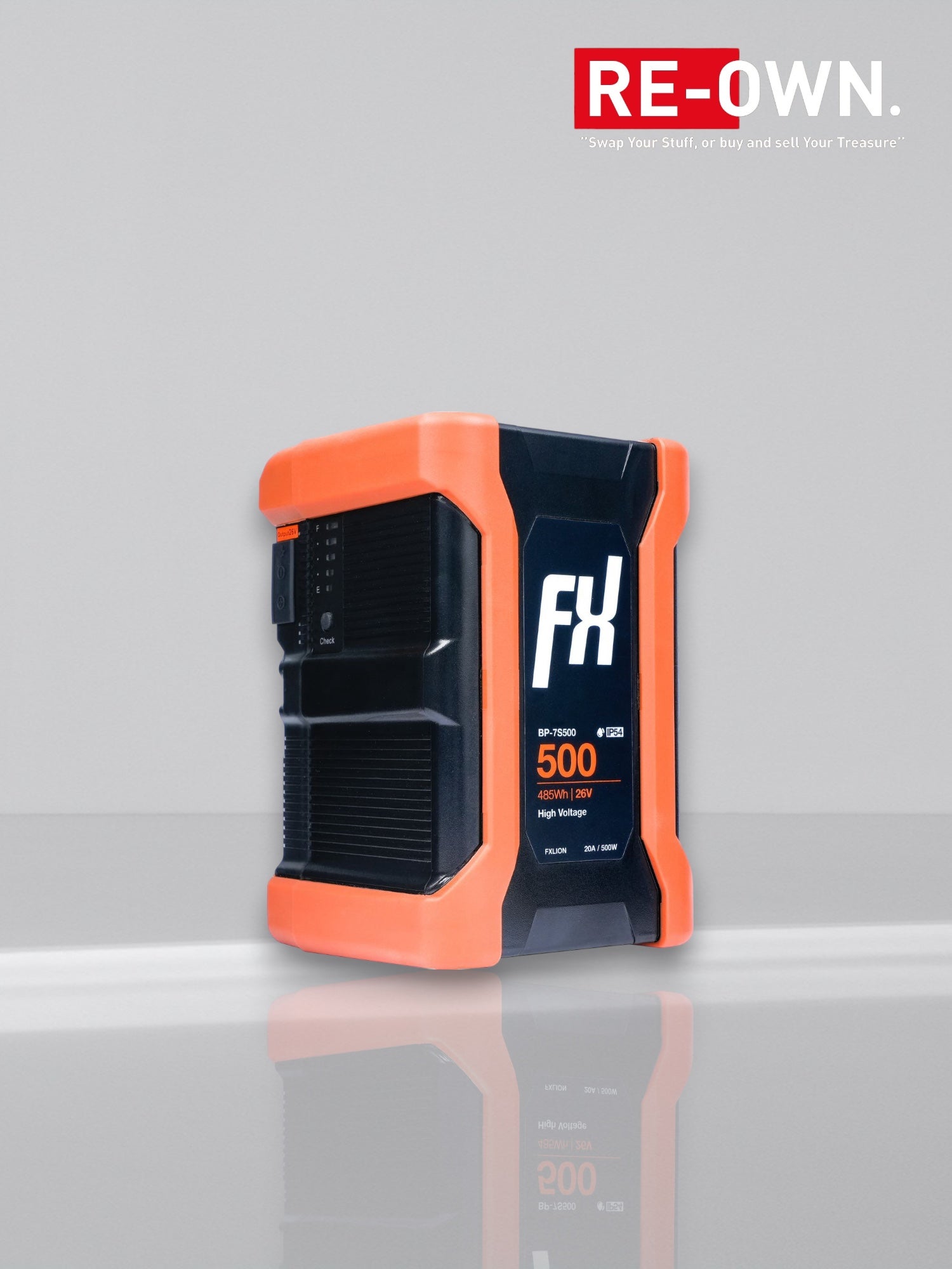 FXLion 26V / 489WH V-Mount High Power Waterproof Battery