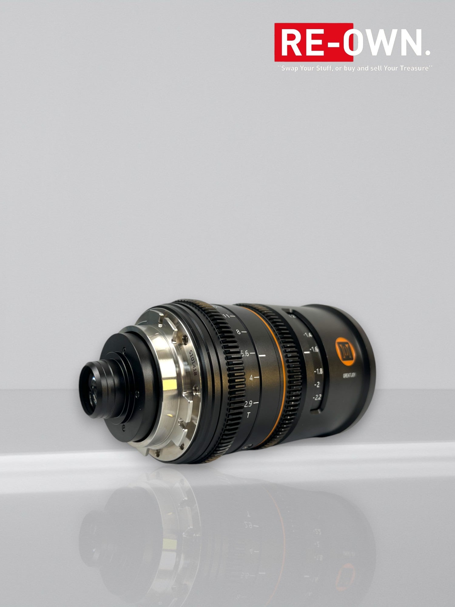 Great Joy 50mm T2.9 1.8x Anamorphic lens Canon EF + PL mount