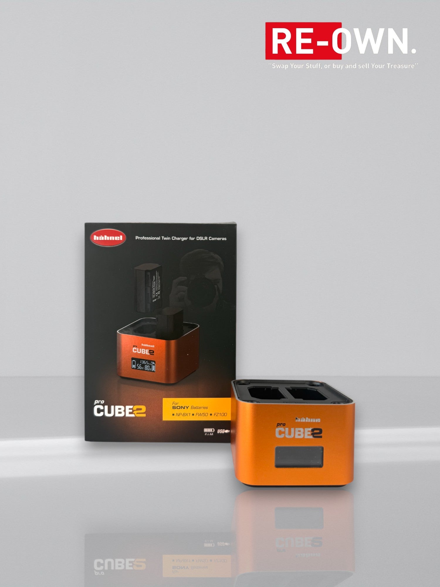 Hähnel ProCube2 - Professionele dubbellader voor Sony