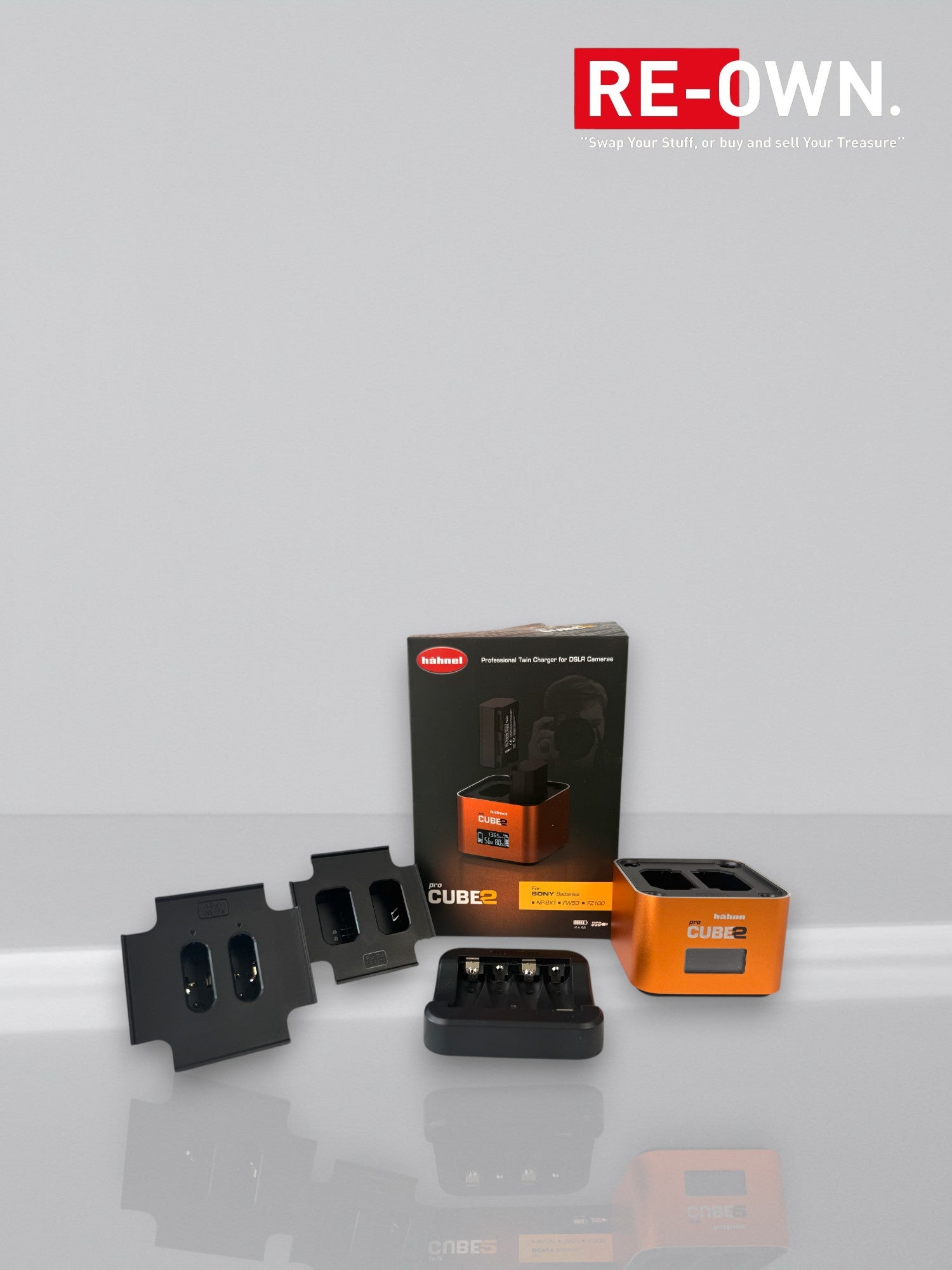 Hähnel ProCube2 - Professionele dubbellader voor Sony