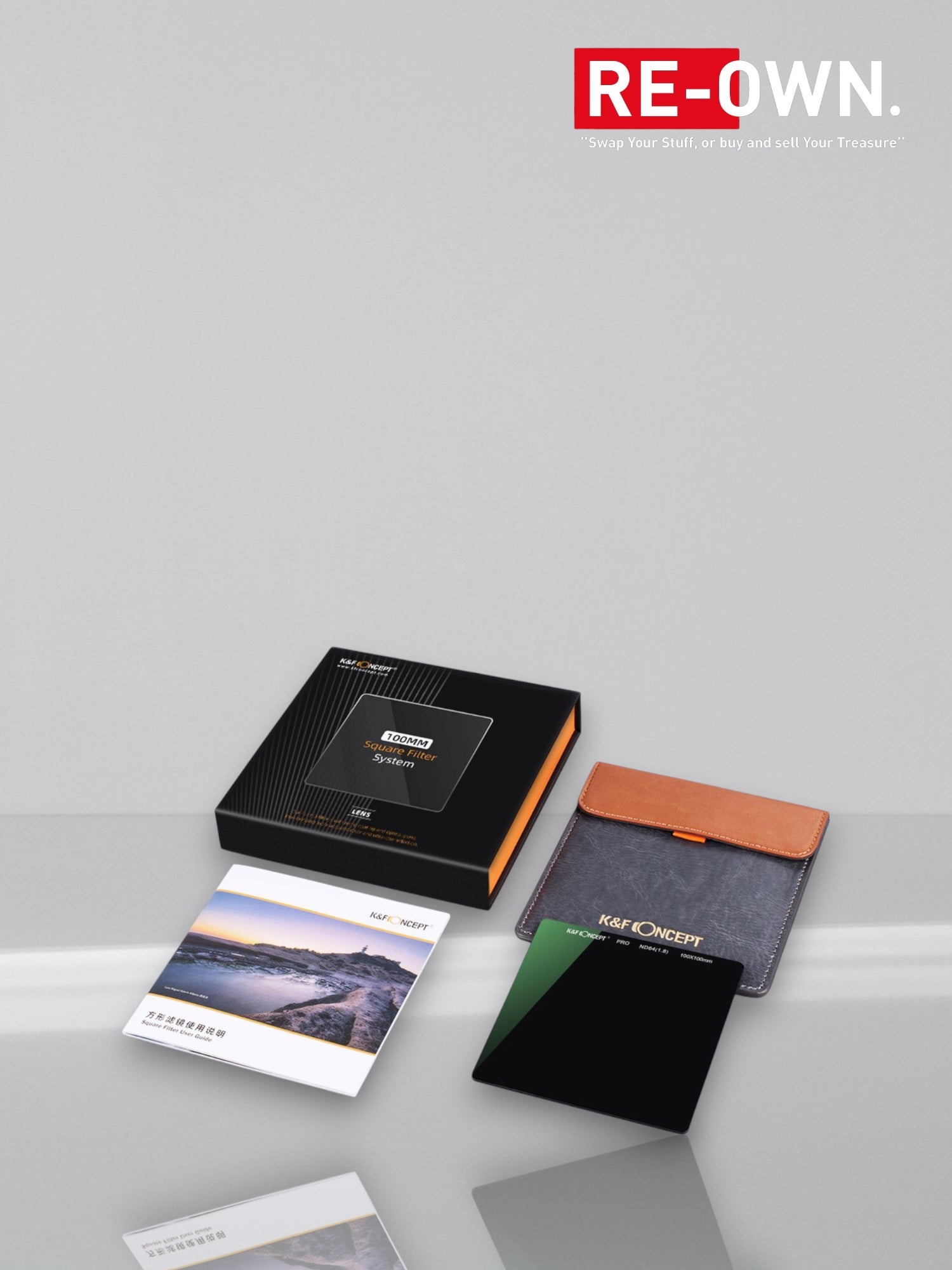 K&F Concept 100x100 ND64 Filter