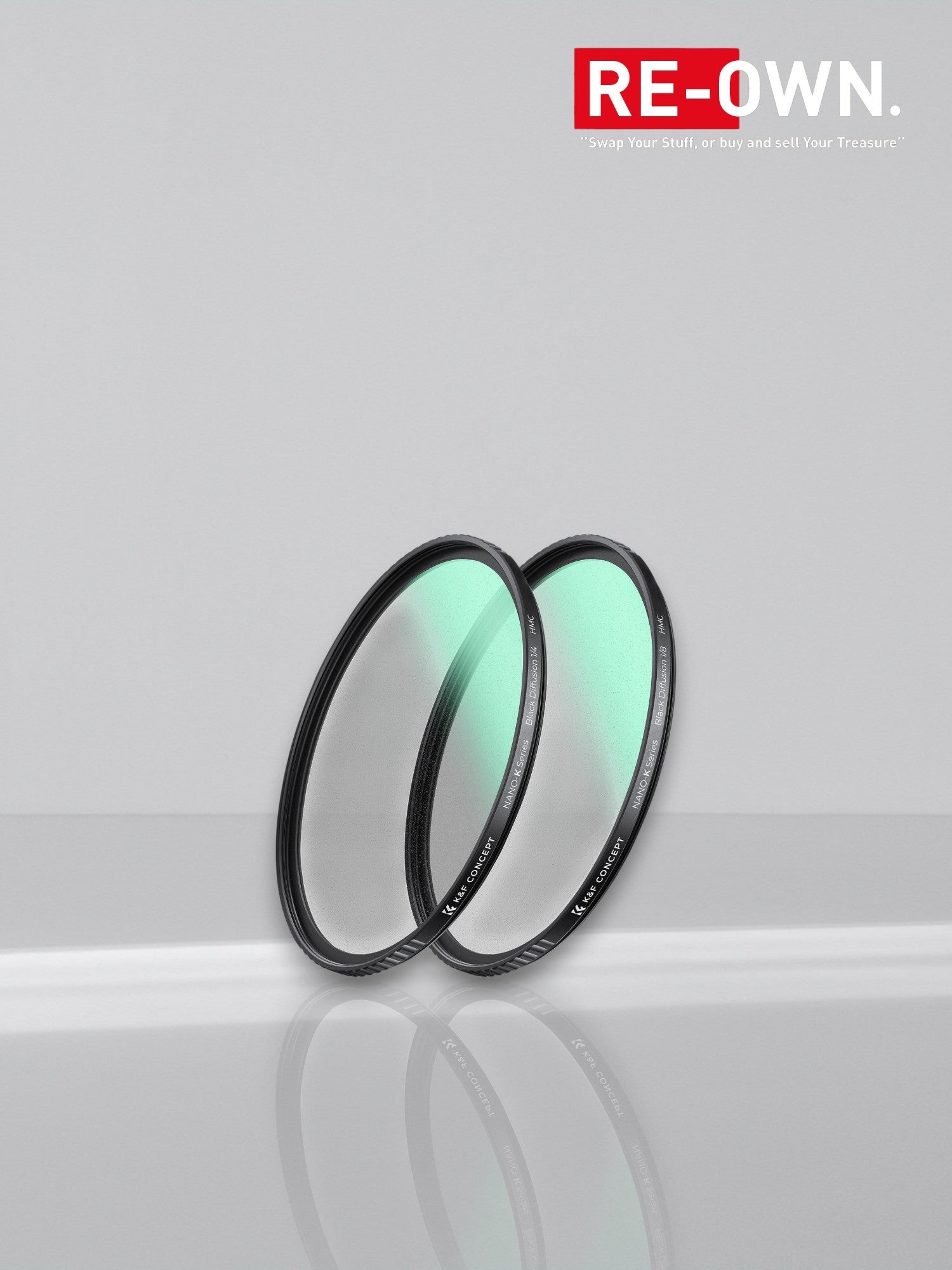 K&F Concept 1/4+1/8 Black Mist Filter Set Nano K 72mm