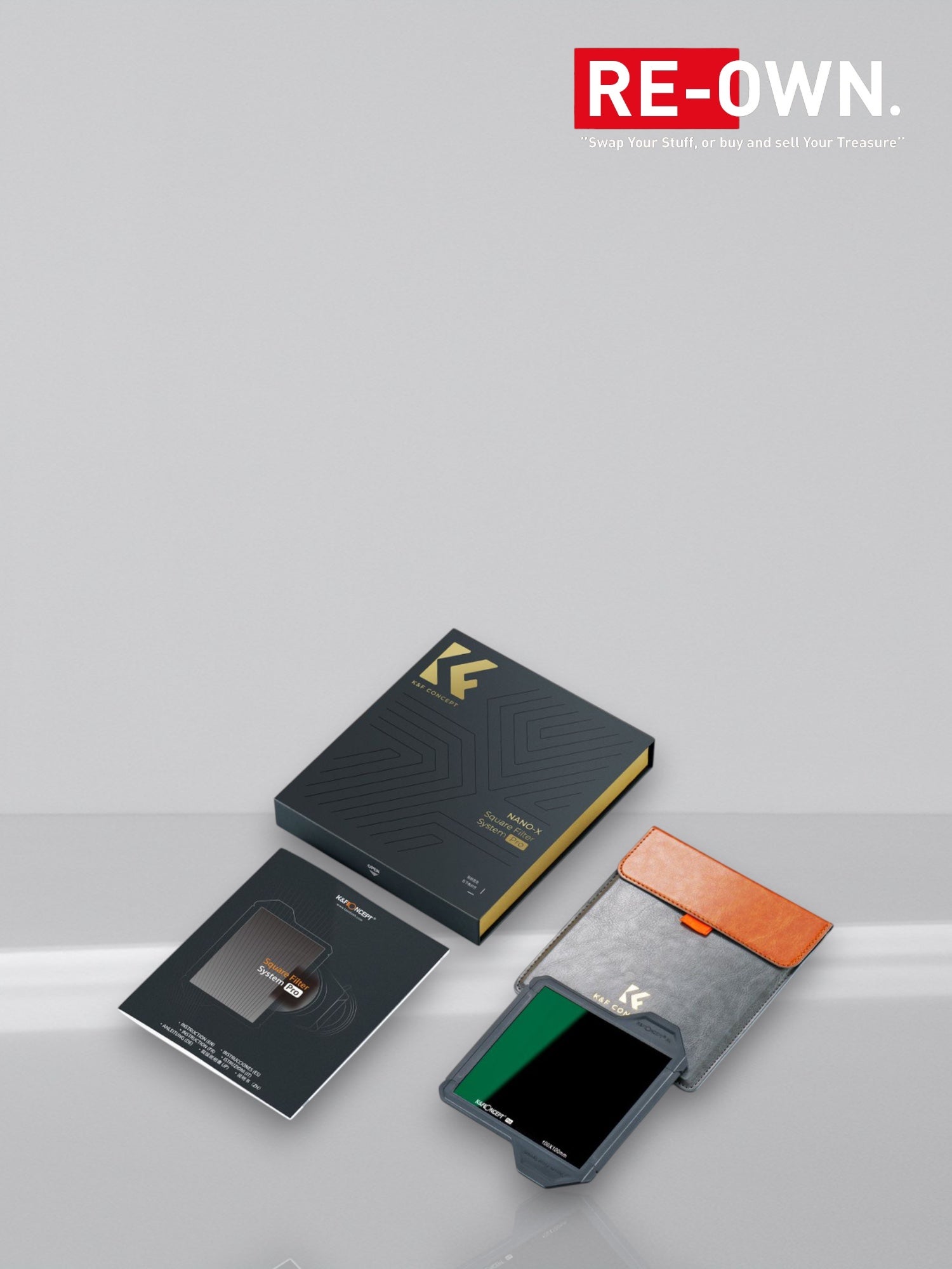 K&F Concept 100x100 ND64 Filter w/ Frame (X-PRO Series)