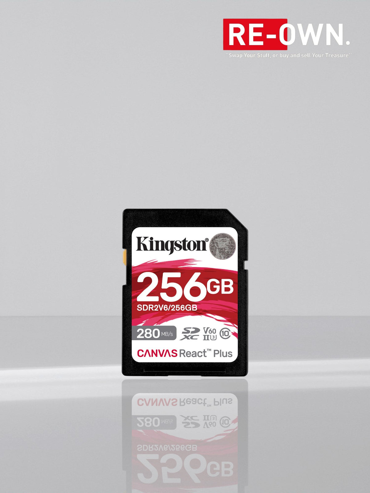 Kingston Canvas React Plus – SD / microSD – UHS-II – Klasse 10 – Ultra HD & RAW Ready