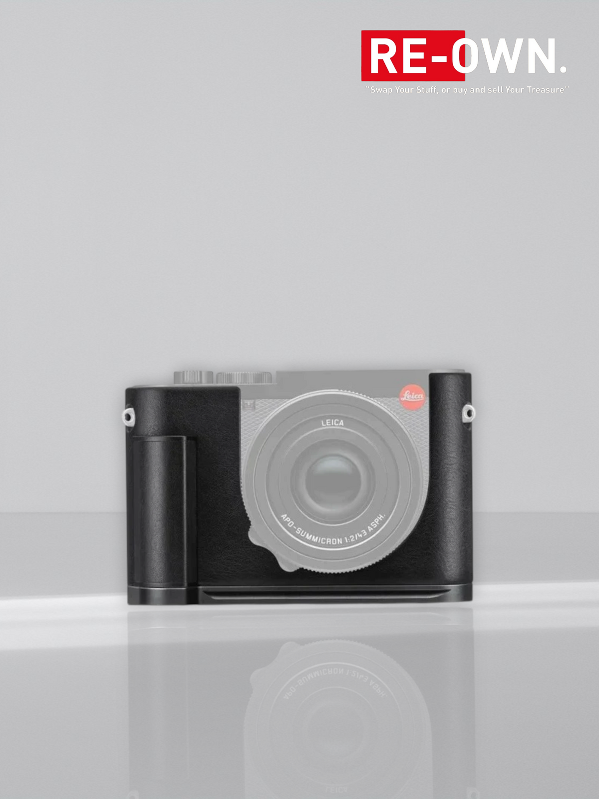 Leica 18573 Multifunctional Protector Q3 - black leather