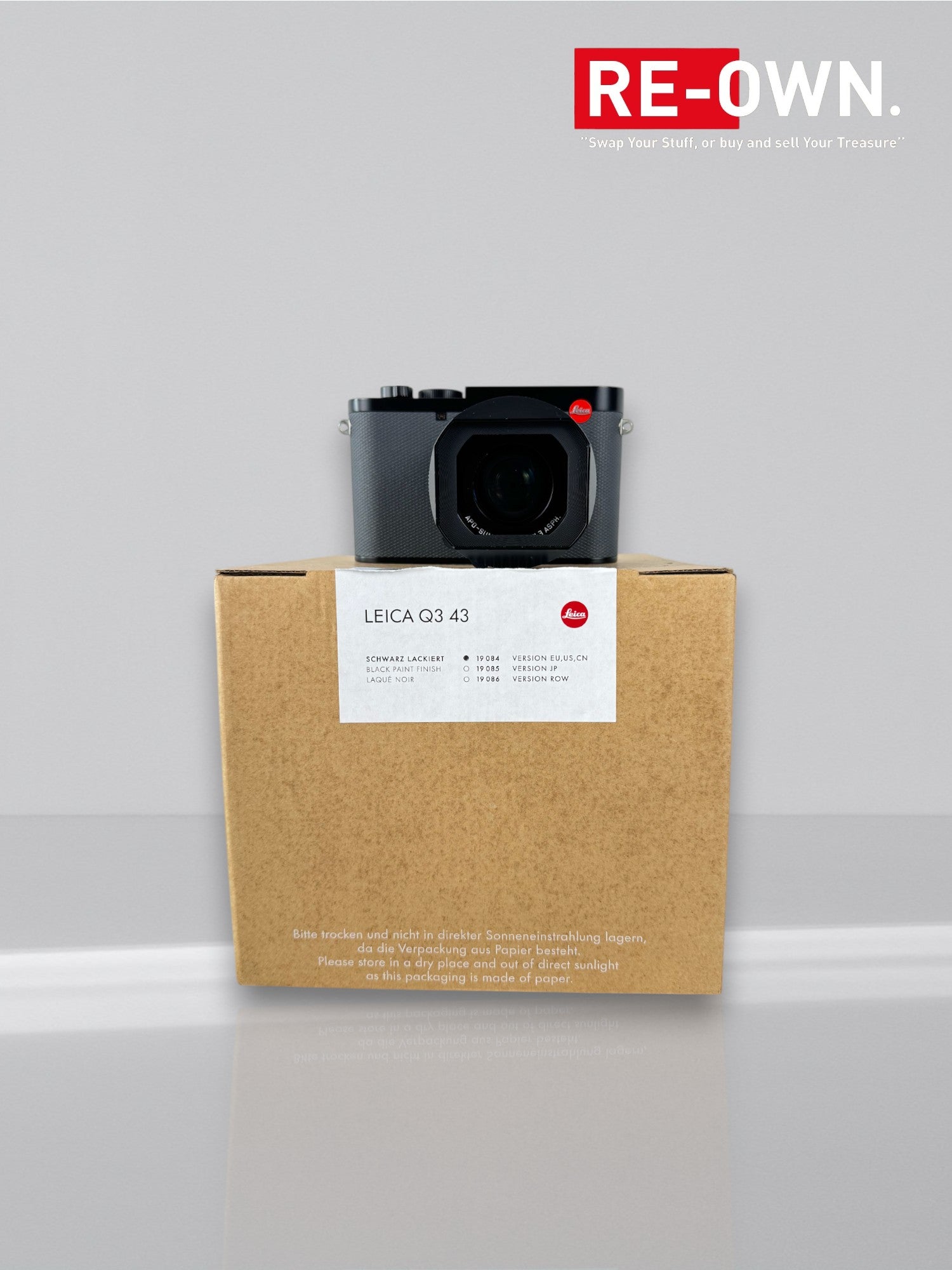 Leica Q3 43mm 19084 **MINT CONDITIE** + Leica factuur