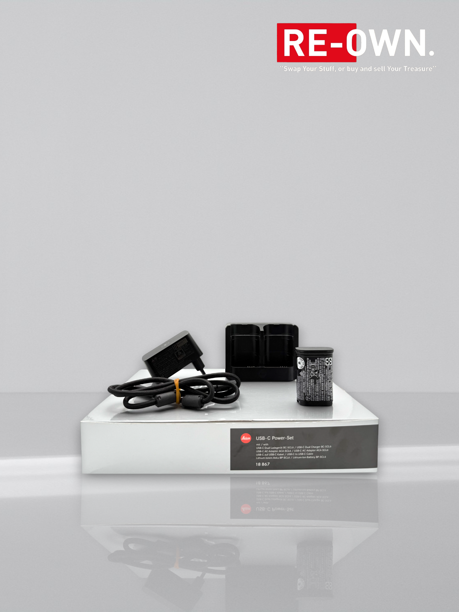 Leica USB-C Power-Set (18867) For Leica SL3 / Leica Q
