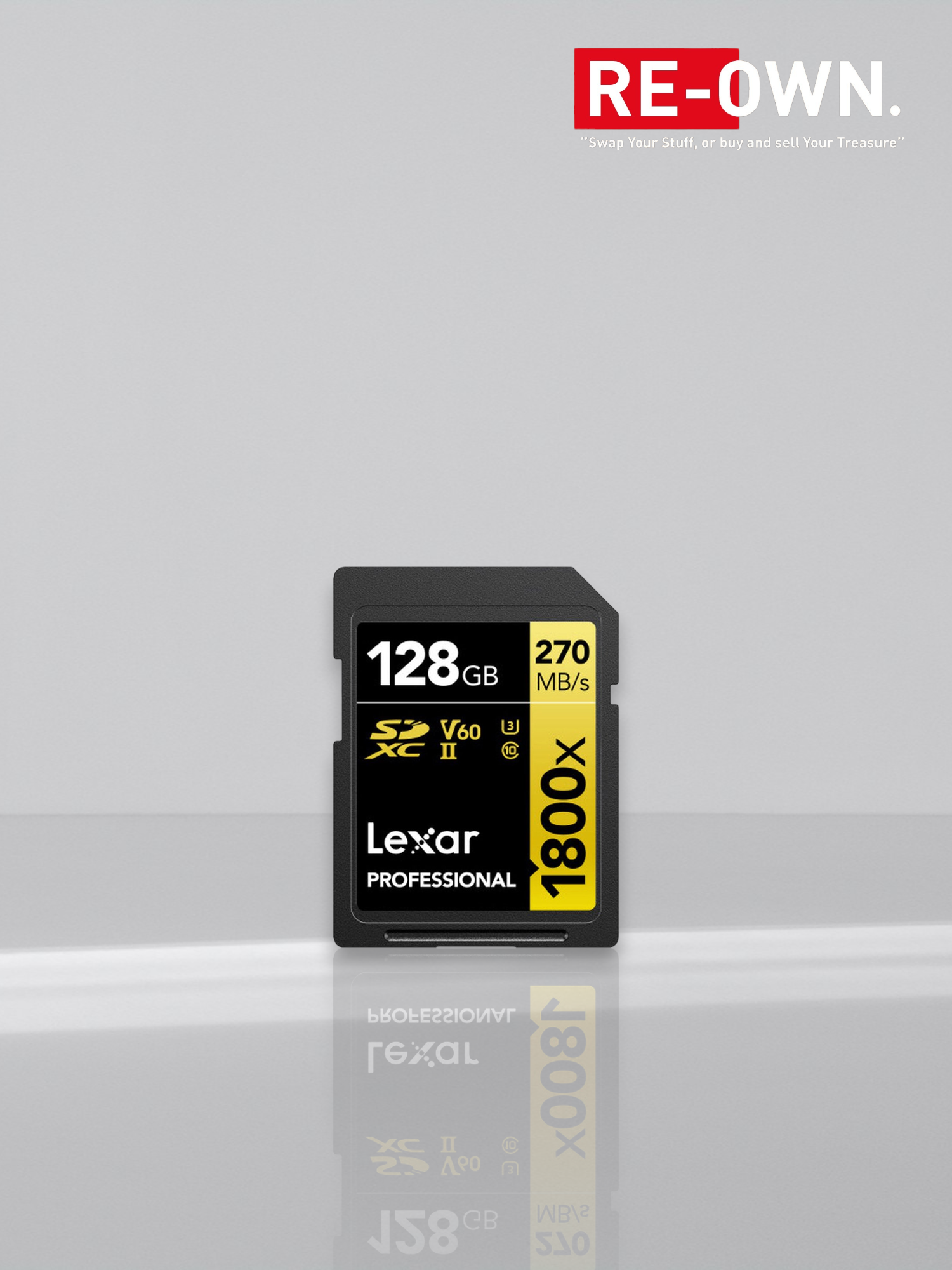 Lexar SD Pro Gold Series UHS-II 1800x 128GB