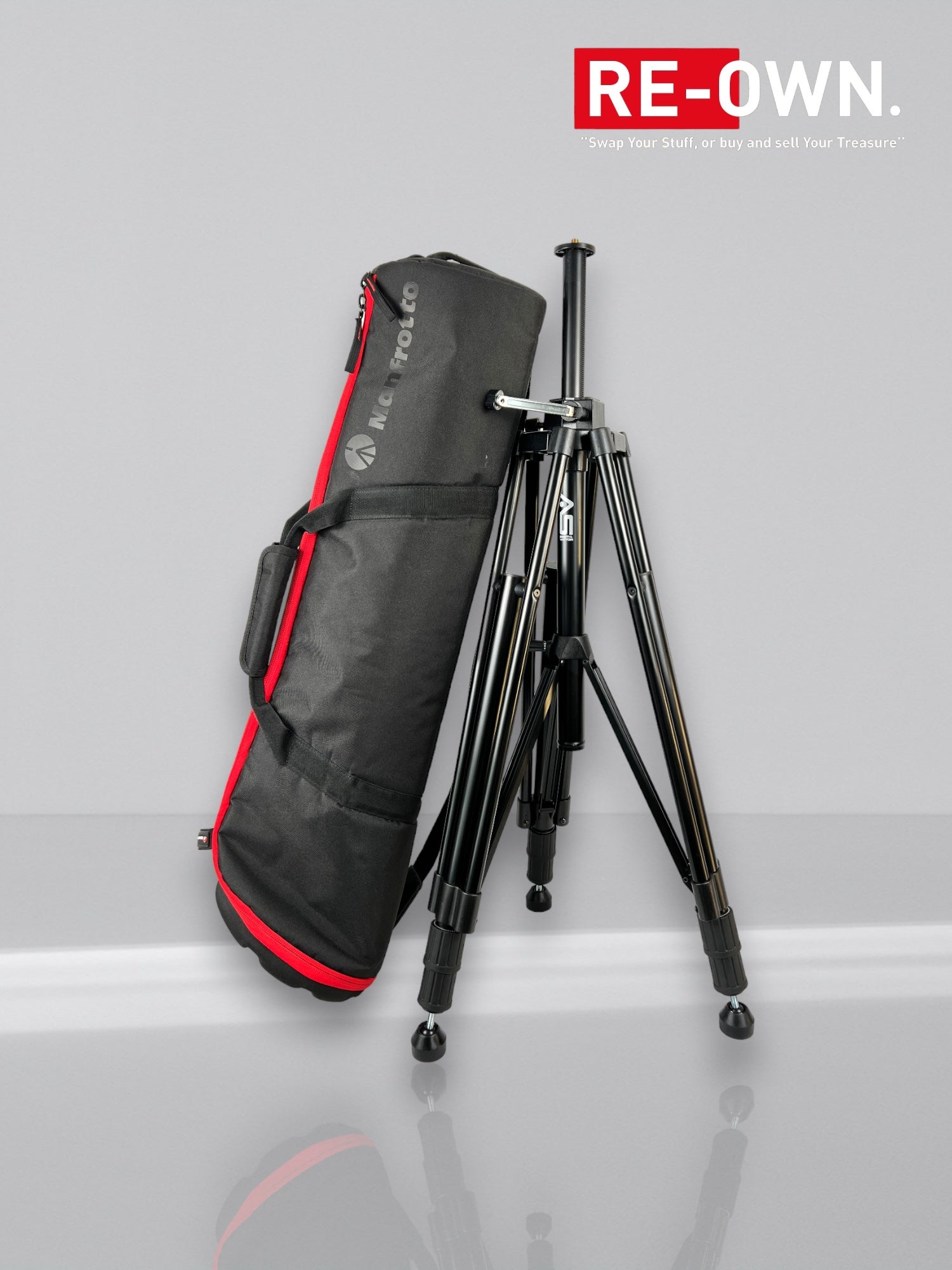 Smith-Victor Propod Base Tripod Tripod + Manfrotto Bag