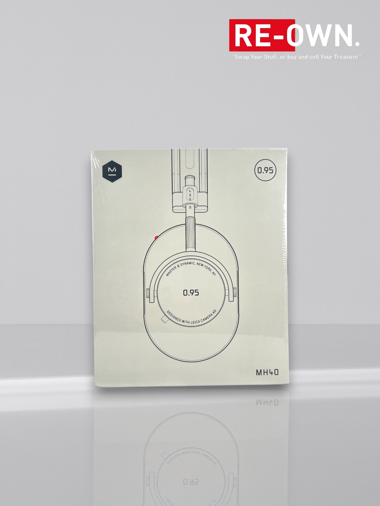 Master & Dynamics MH40 koptelefoon (nieuw in doos) Zilver / Leica Design