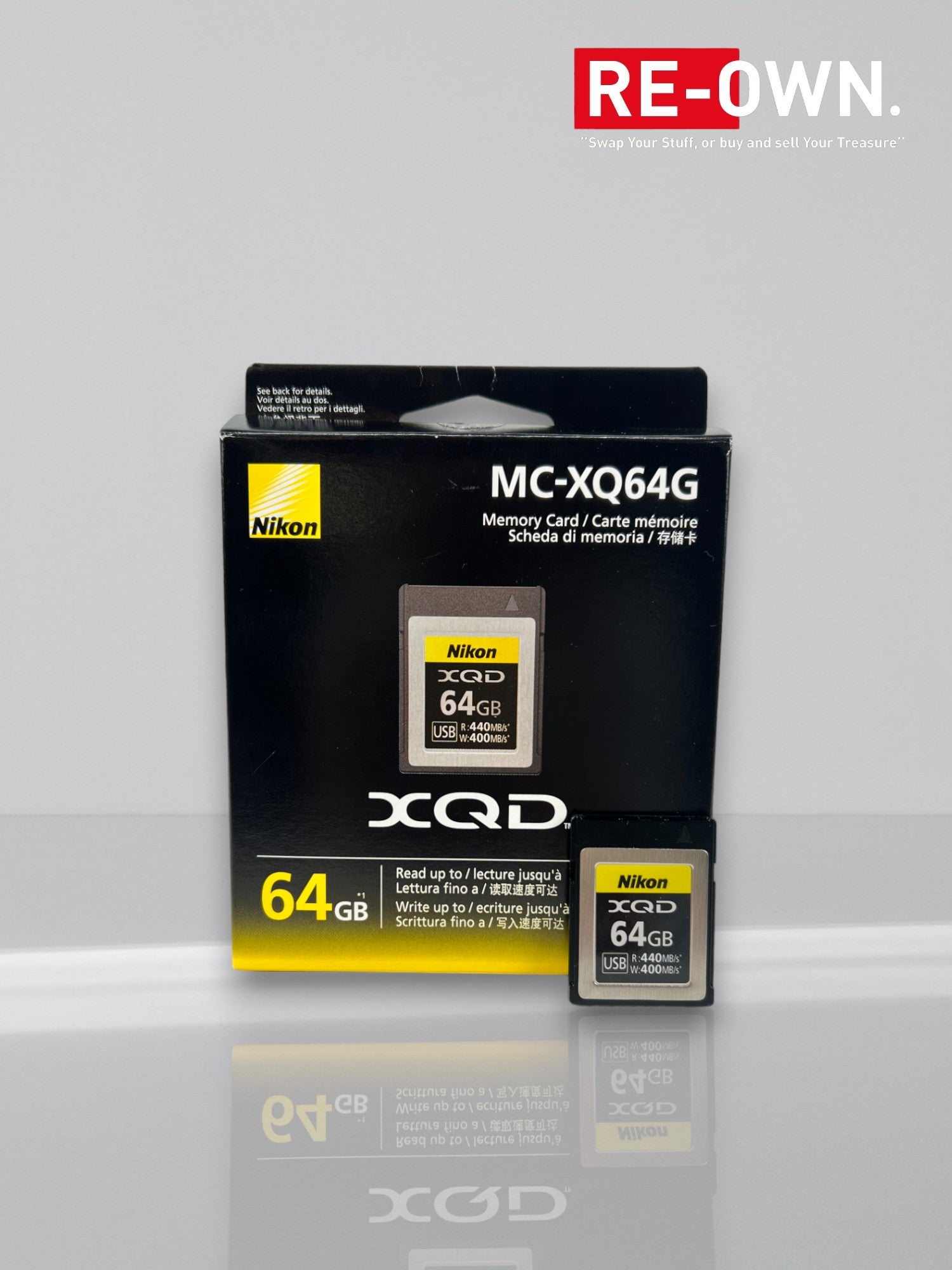 Nikon 64GB XQD 440MB/s memory card