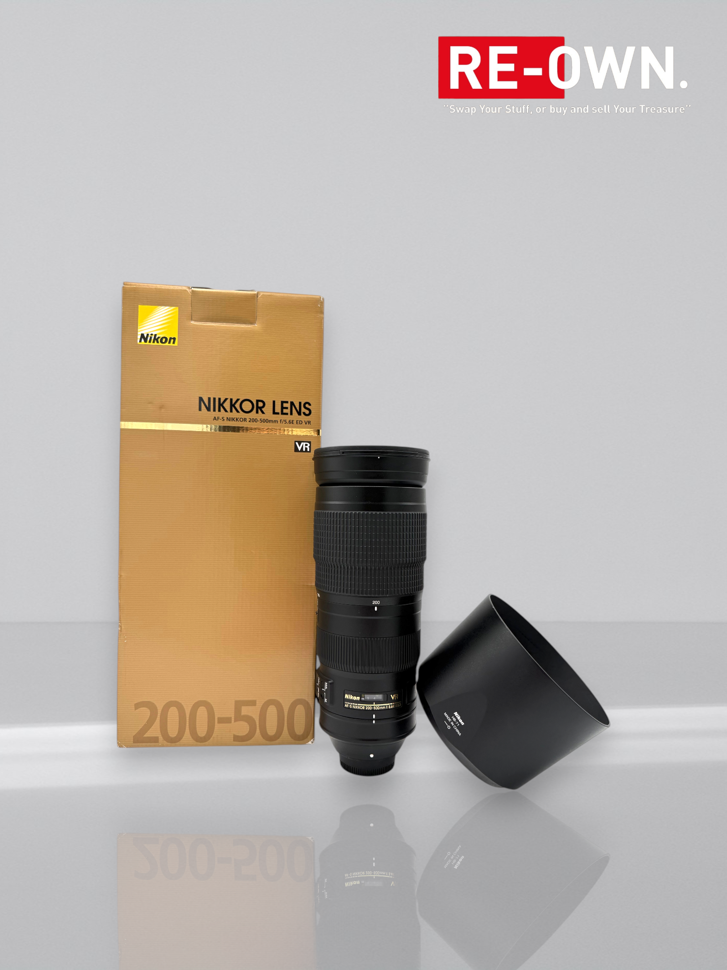 Nikon AF-S Nikkor 200-500mm f/5.6E ED VR + gratis Filter