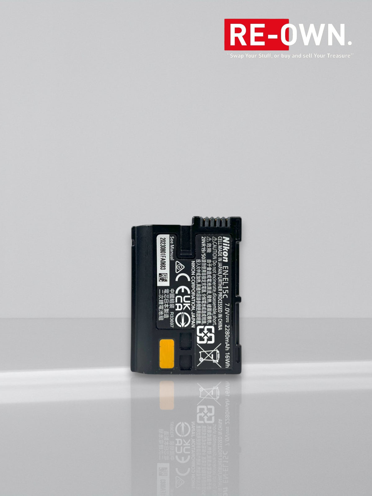 Nikon En-El15C (100% originele batterij)