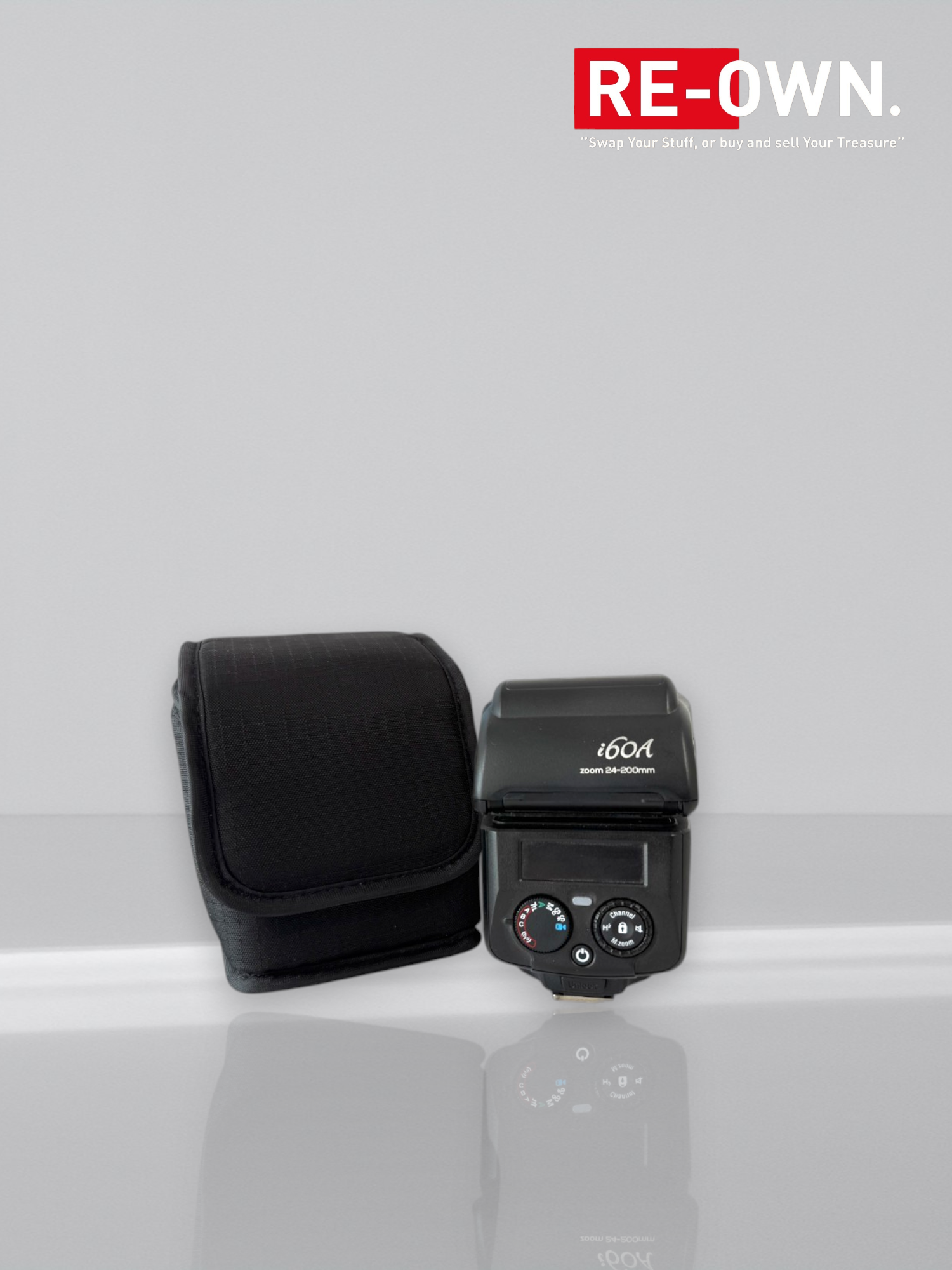 Nissin i60A Flitser for Fujifilm zoom 24-200mm