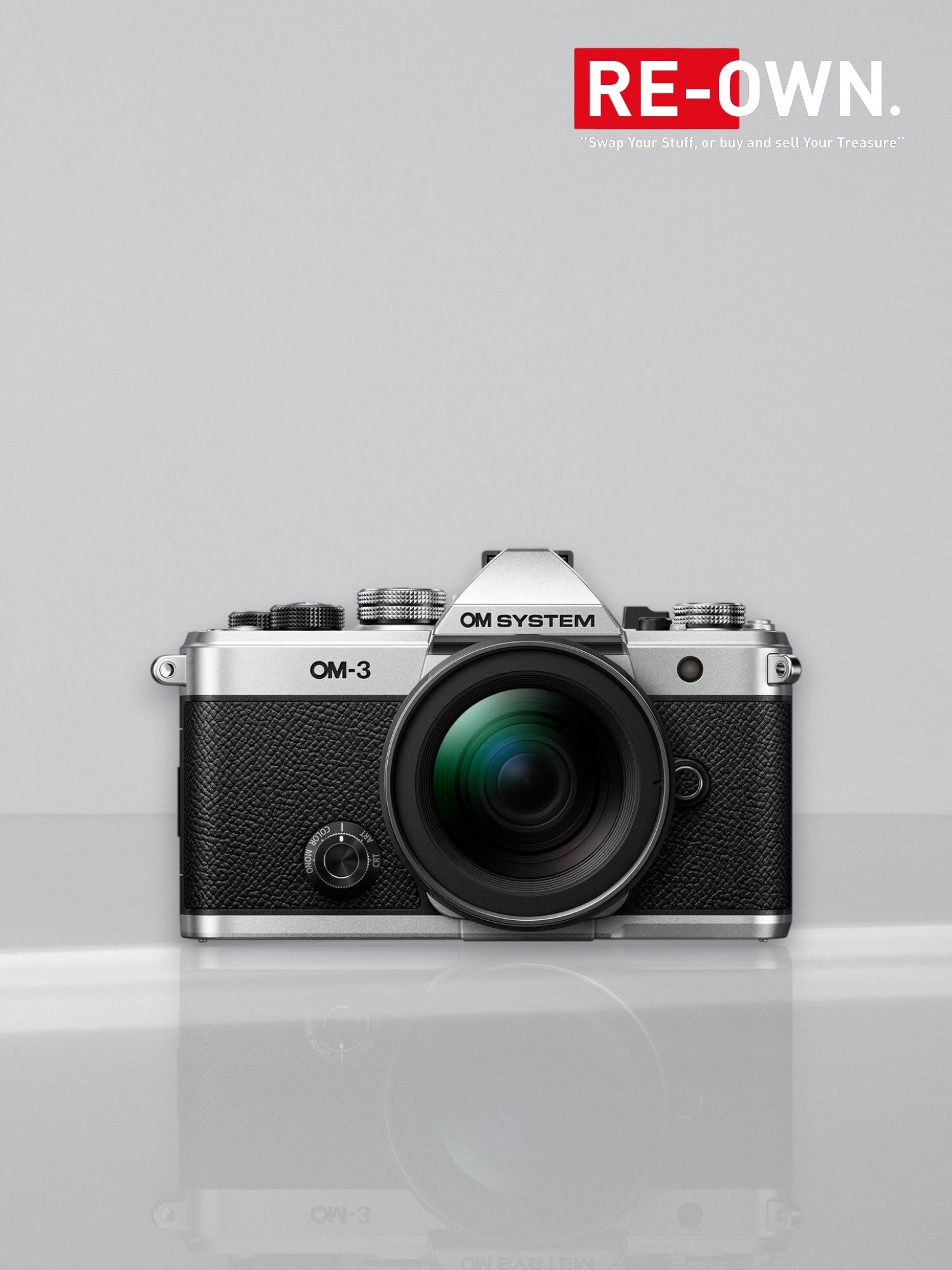 OM SYSTEM OM-3 Body Silver + 12-45mm f/4.0 Pro