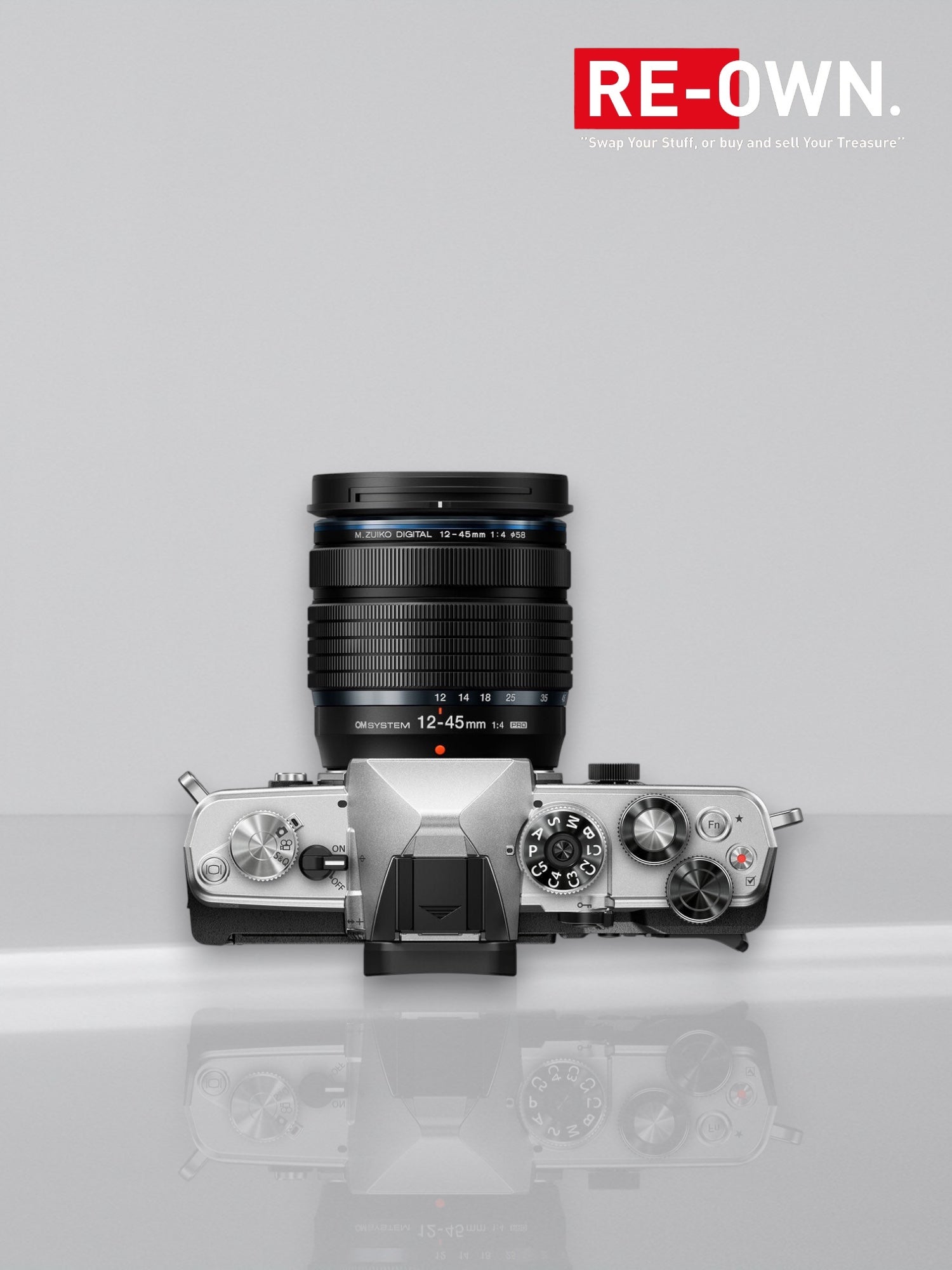 OM SYSTEM OM-3 Body Silver + 12-45mm f/4.0 Pro