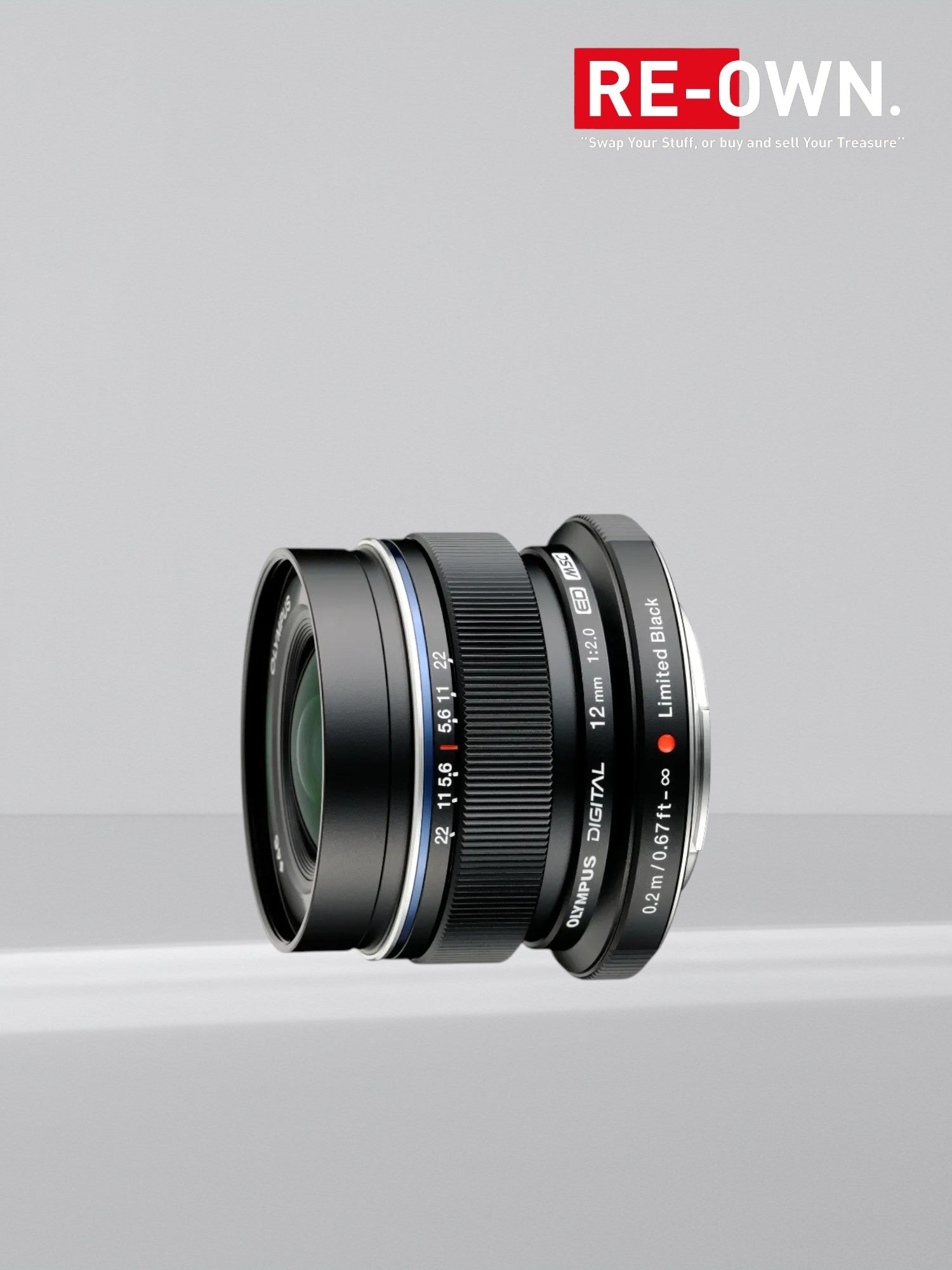 Olympus M.Zuiko Digital ED 12mm f/2.0 Black