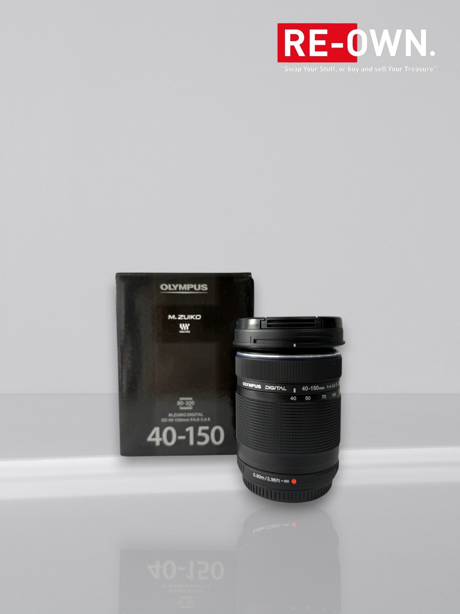 Olympus OM SYSTEM M.Zuiko Digital ED 40-150mm F/4.0-5.6 R zwart