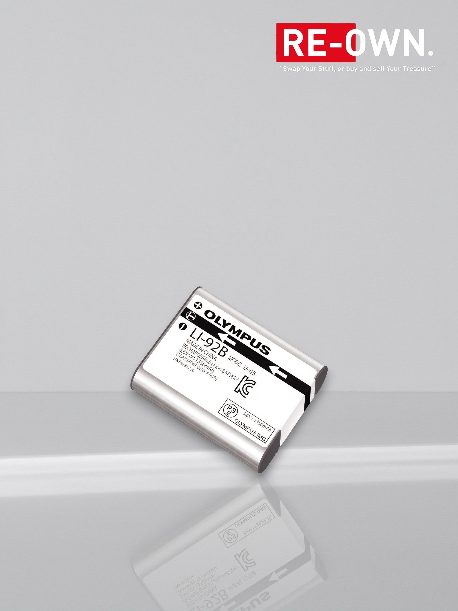 Olympus OM SYSTEM LI-92B Lithium Ion rechargeable Battery (1350 mAh)