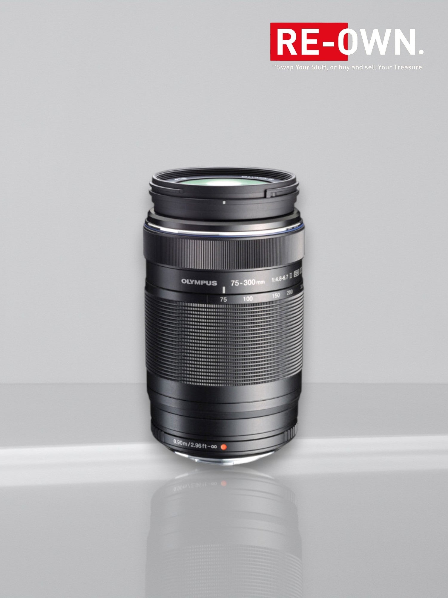 Olympus OM SYSTEM MFT 75-300mm F/4.8-6.7 zwart ED II M.Zuiko Digital