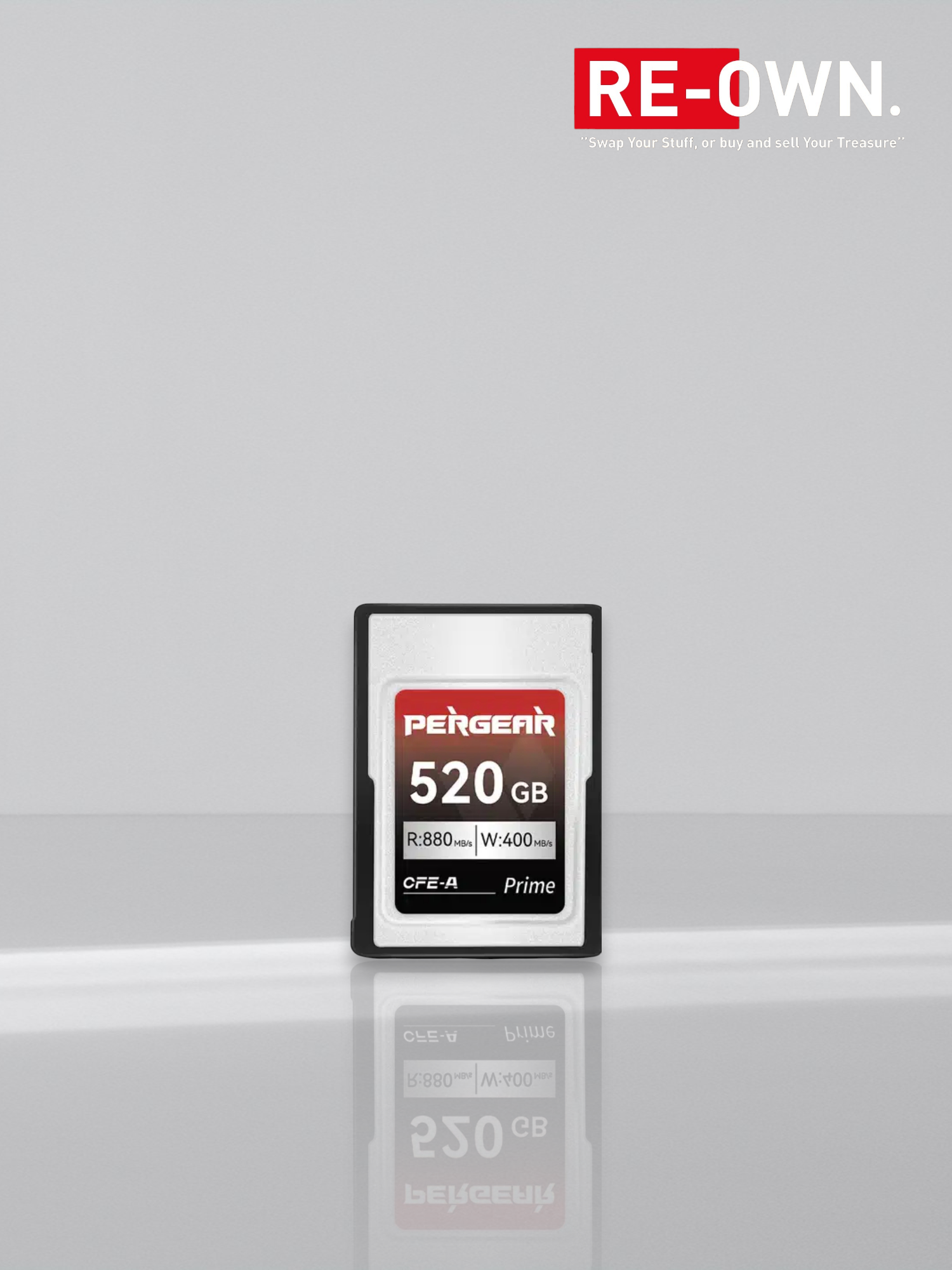 Pergear 520GB CFexpress Type A Geheugenkaart (weinig gebruikt)