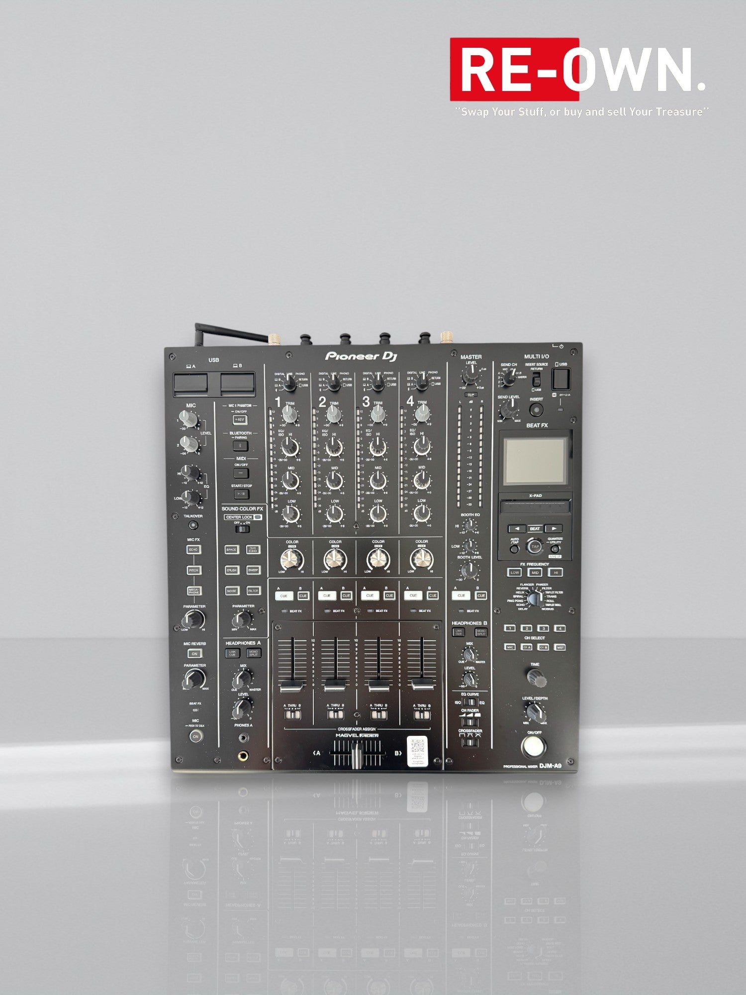 Pioneer DJ DJM-A9 4-kanaals DJ-mixer