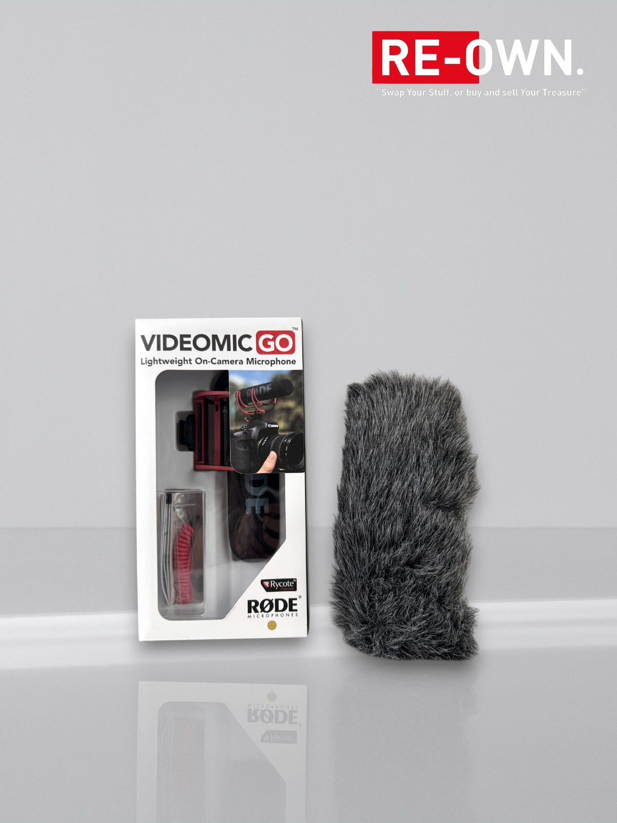 Rode Videomic Go Mircofoon +Røde Deadcat GO windshield