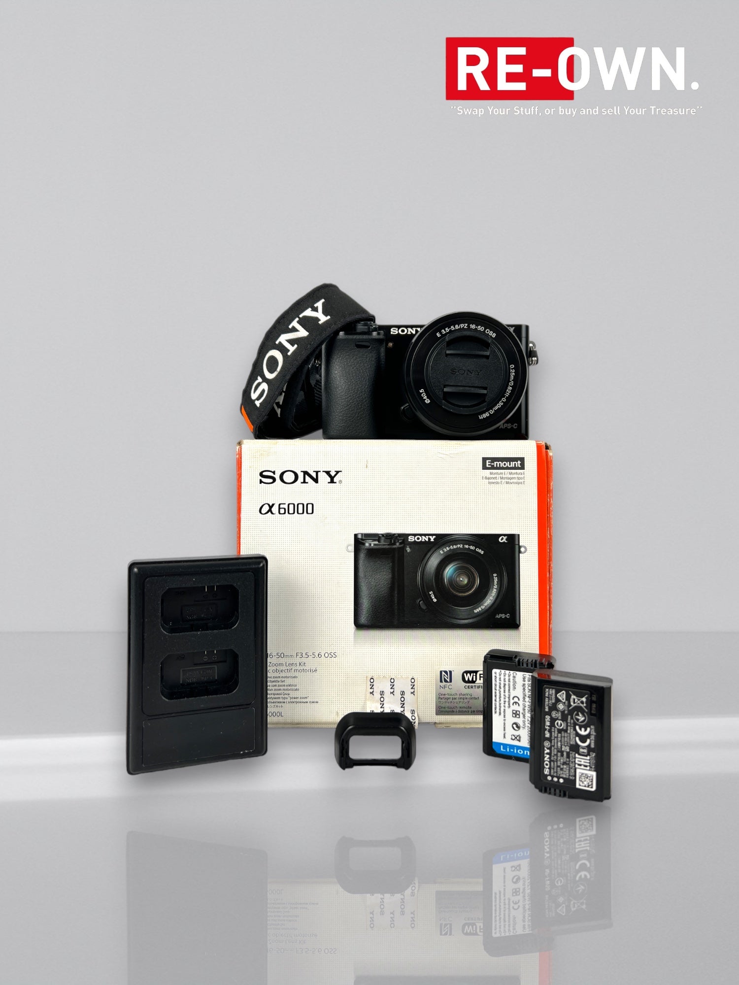 Sony A6000 zwart + 16-50mm F3.5-5.6 OSS PZ (1662 clicks)