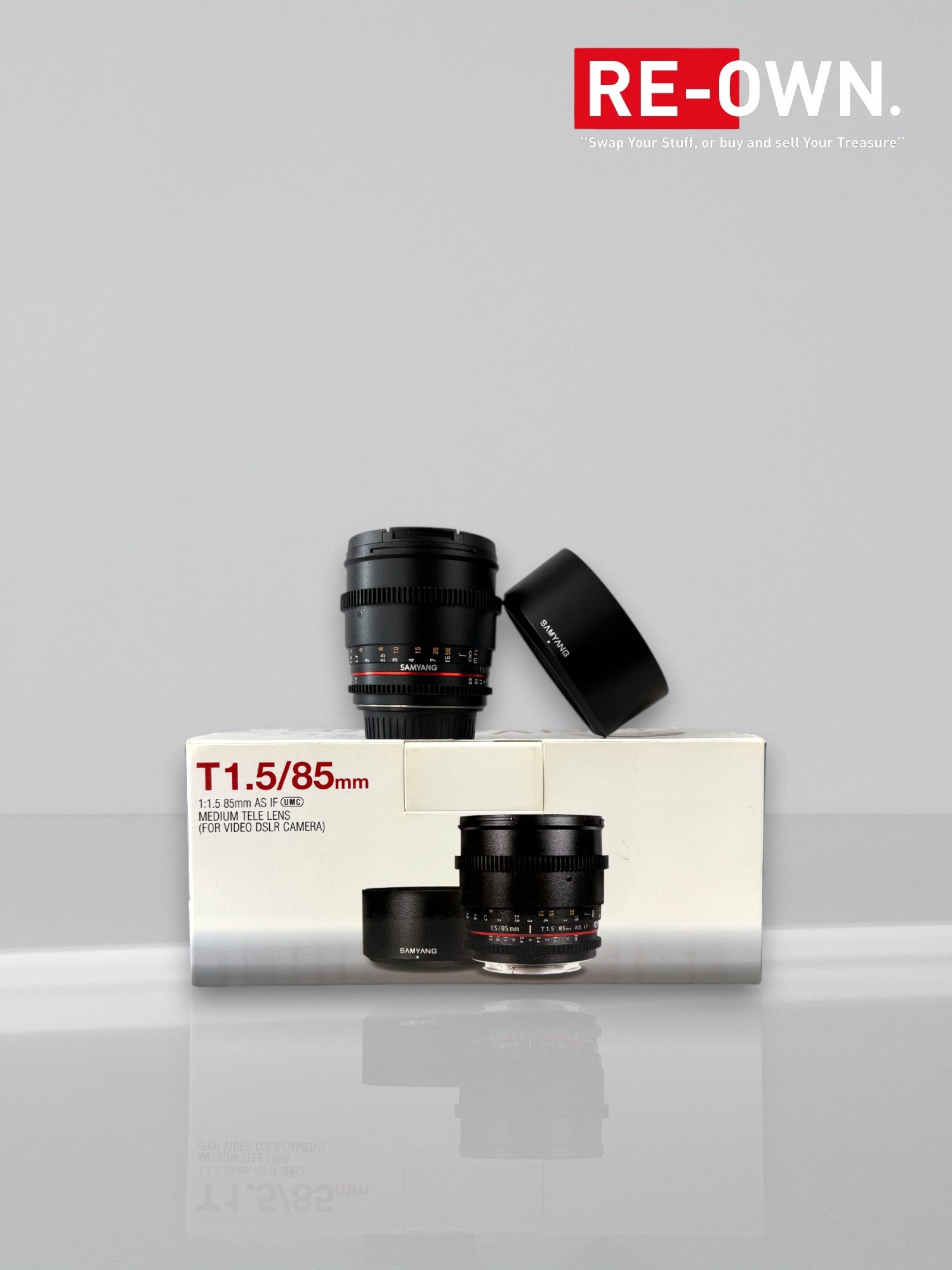 Samyang 85mm T1.5 VDSLR AS IF UMC II For Canon