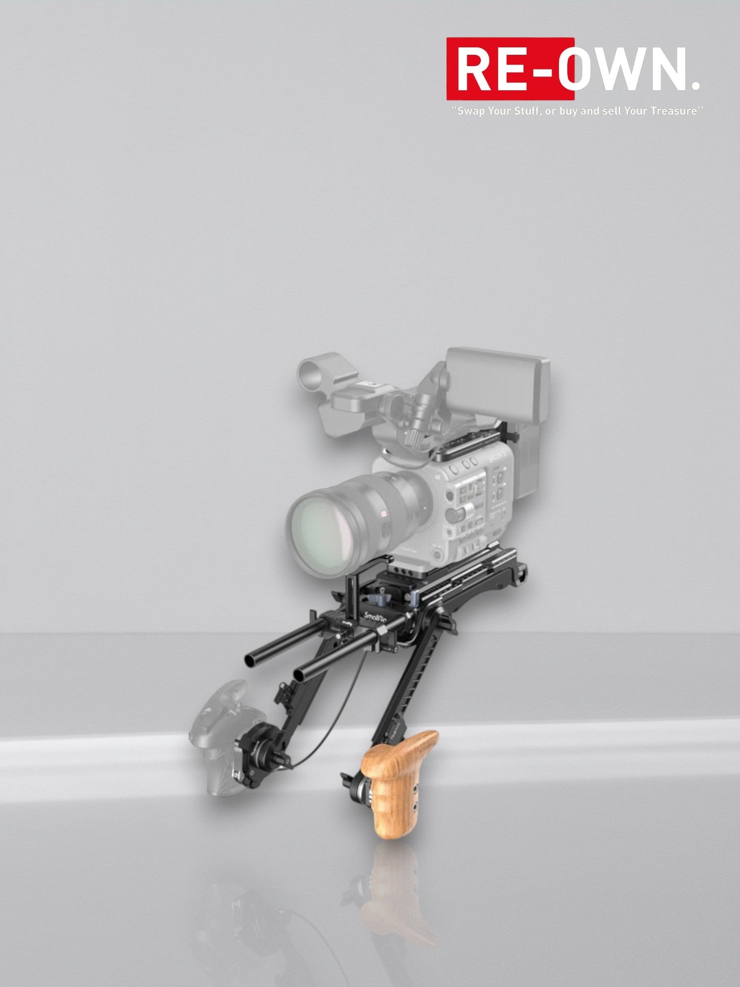Shoulder Rig Kit for Sony FX6 + extension arm + V -Mount batterij plate (setprijs)