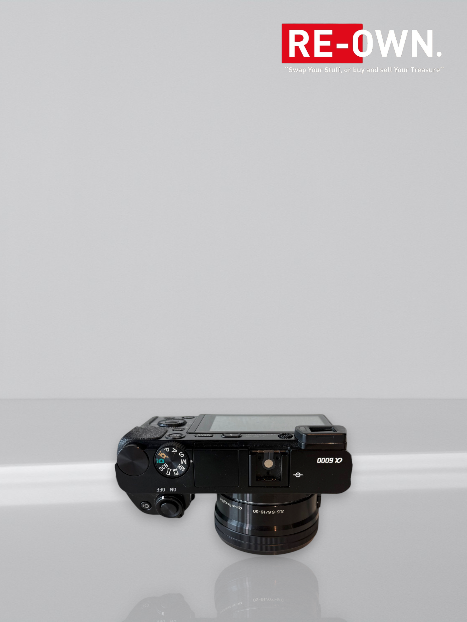 Sony A6000 body + Sony E 16-50mm lens +SD card