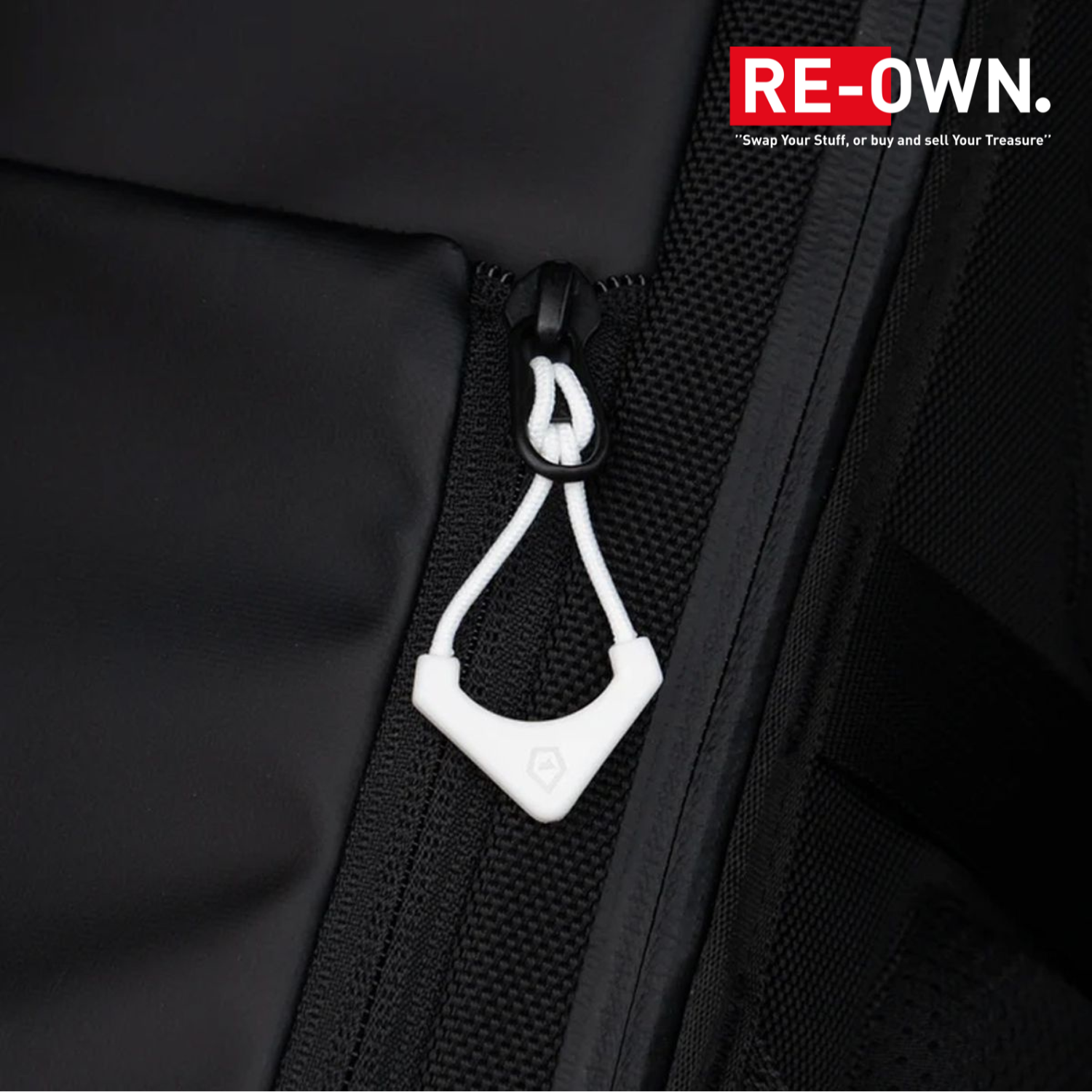 WANDRD Standard Zipper Puller, Cloudbreak White