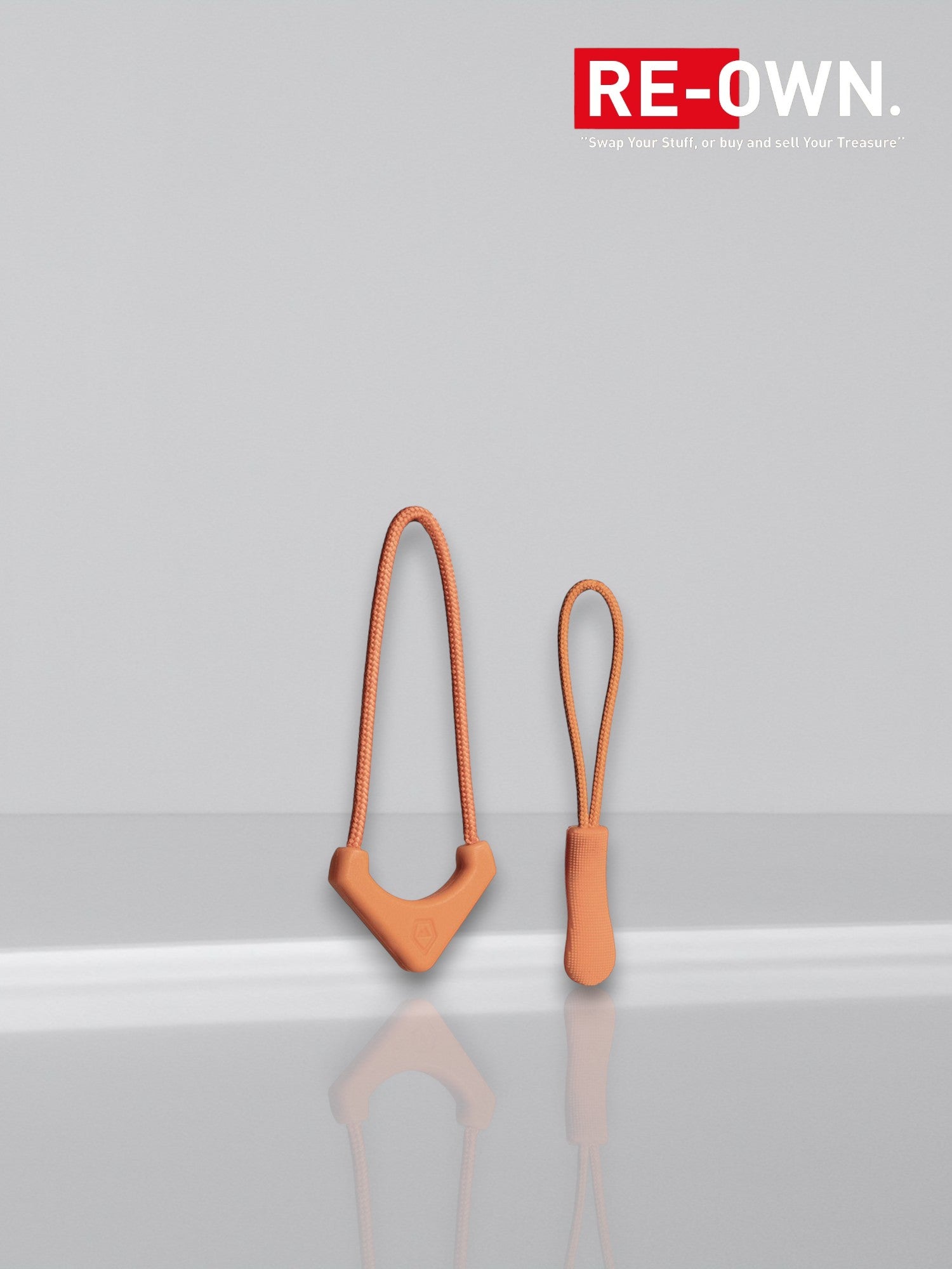 WANDRD Standard Zipper Puller, Sedona Orange