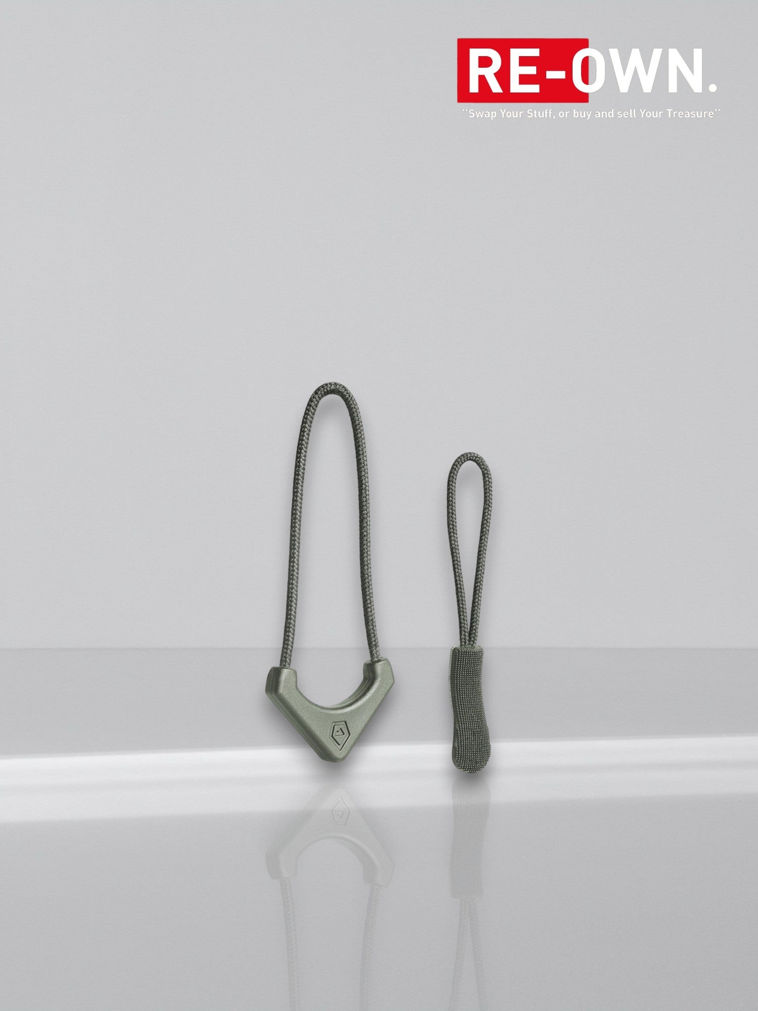 WANDRD Standard Zipper Puller, Wasatch Green