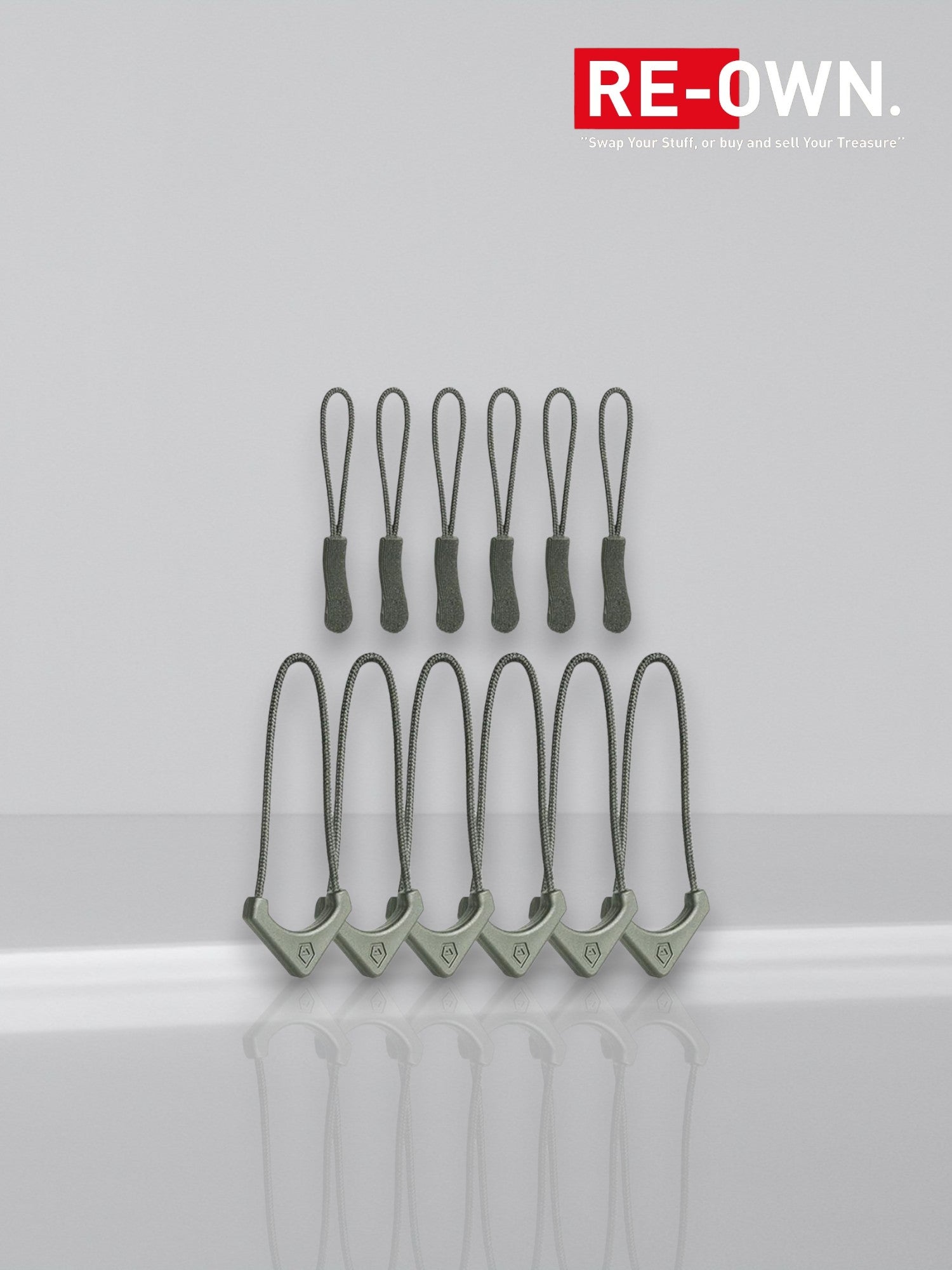 WANDRD Standard Zipper Puller, Wasatch Green