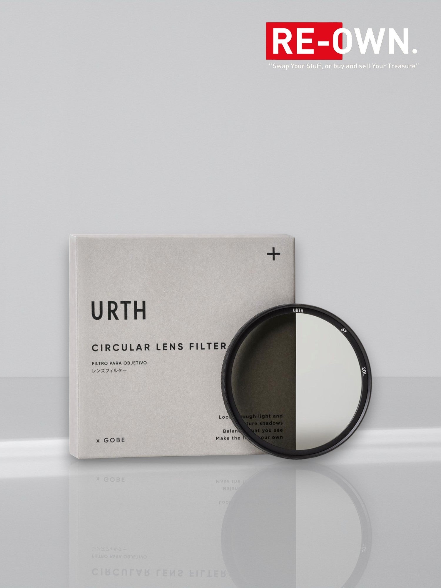 Urth 67mm Circular Polarizing (CPL) Lens Filter (Plus+)