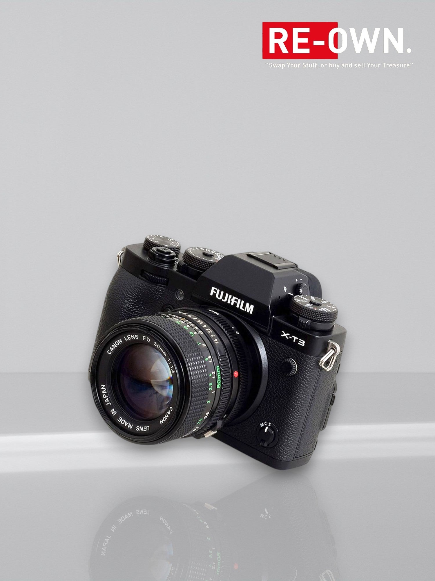 Urth Lens Mount Adapter: Compatible w/ Canon FD Lens To Fujifilm X Camera Body