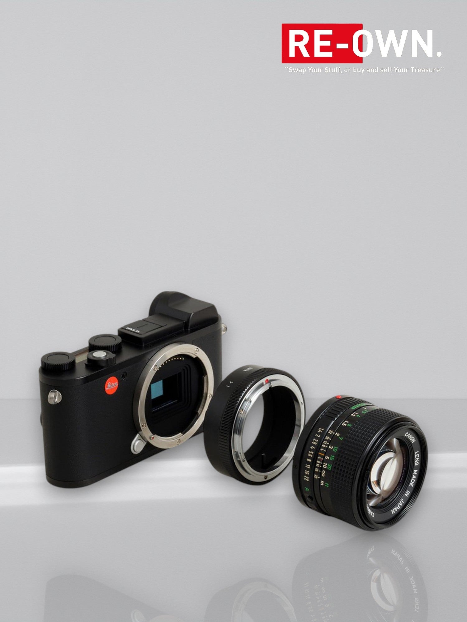Urth Lens Mount Adapter: Compatible w/ Canon FD Lens To Leica L Camera Body