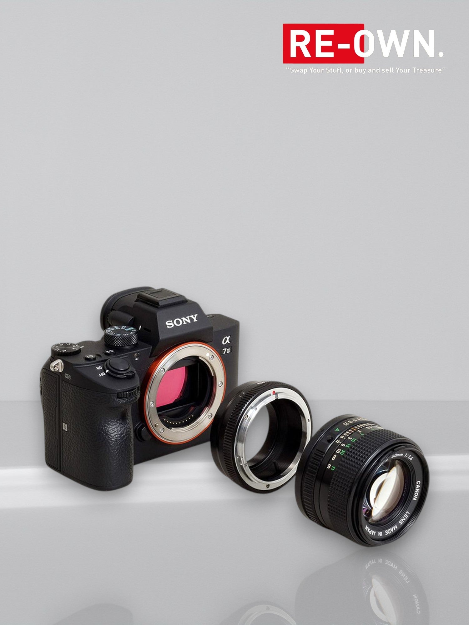 Urth Lens Mount Adapter: Compatible w/ Canon FD Lens To Sony E Camera Body